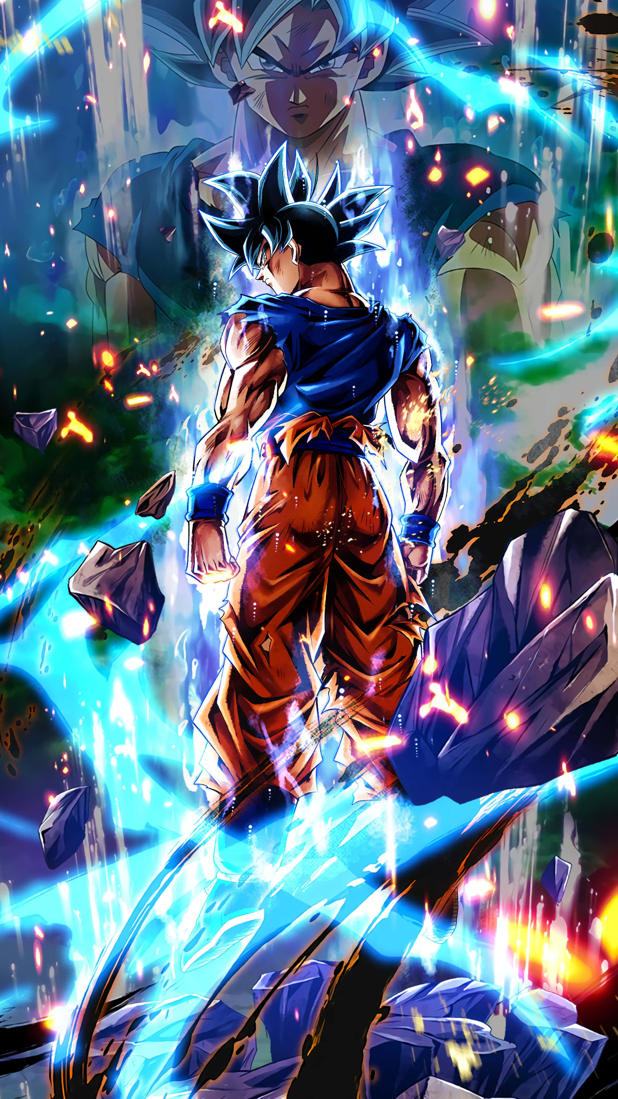 Goku Anafikia Mabadiliko ya Ultra Instinct Picha ya Ukuta