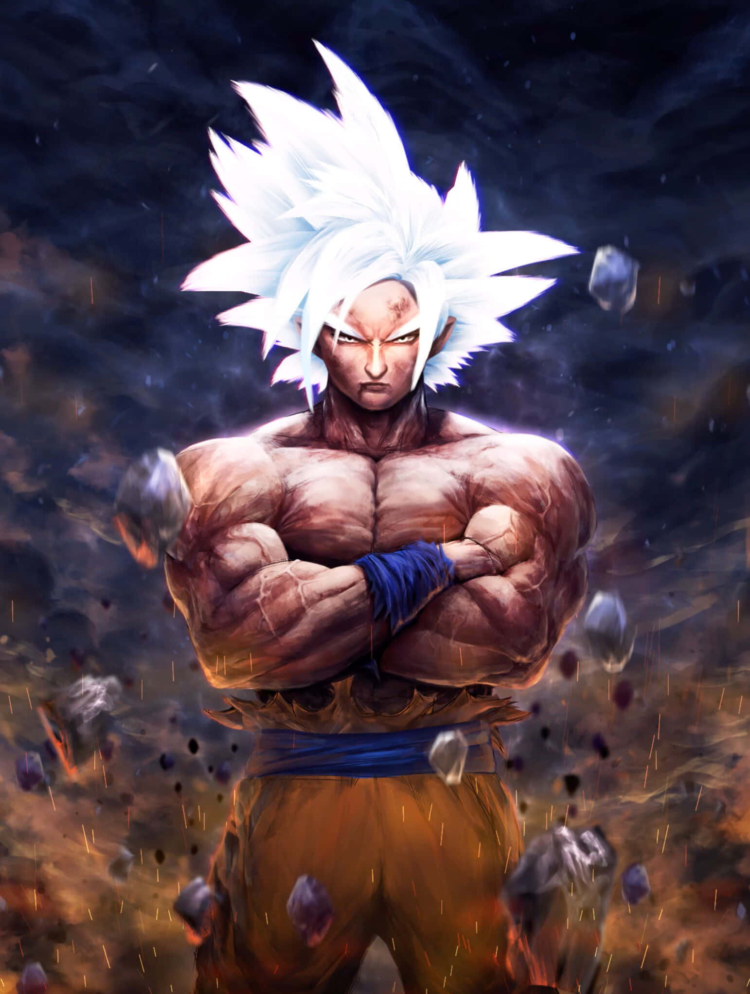 Goku anafungua Ultra Instinct yake Picha ya Ukuta