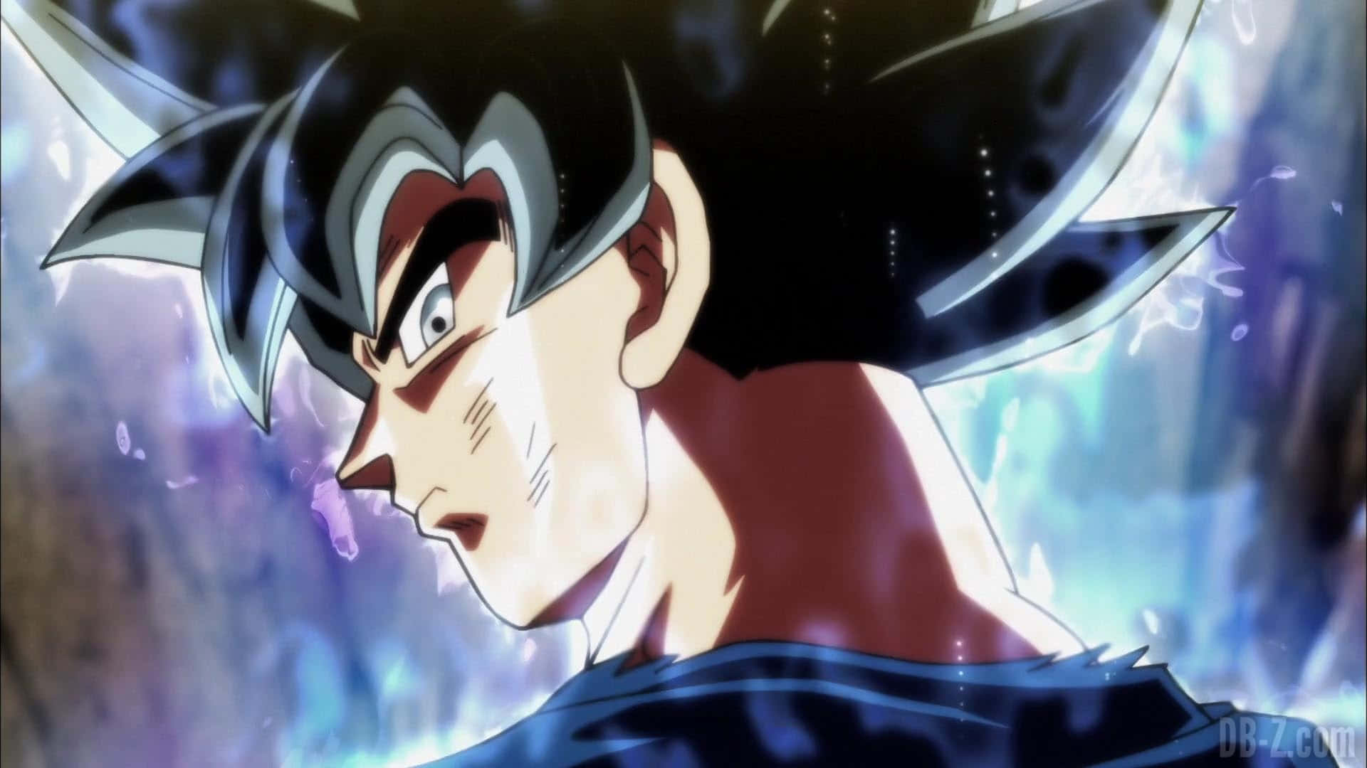 Goku Anatumia Nguvu ya Ultra Instinct Picha ya Ukuta