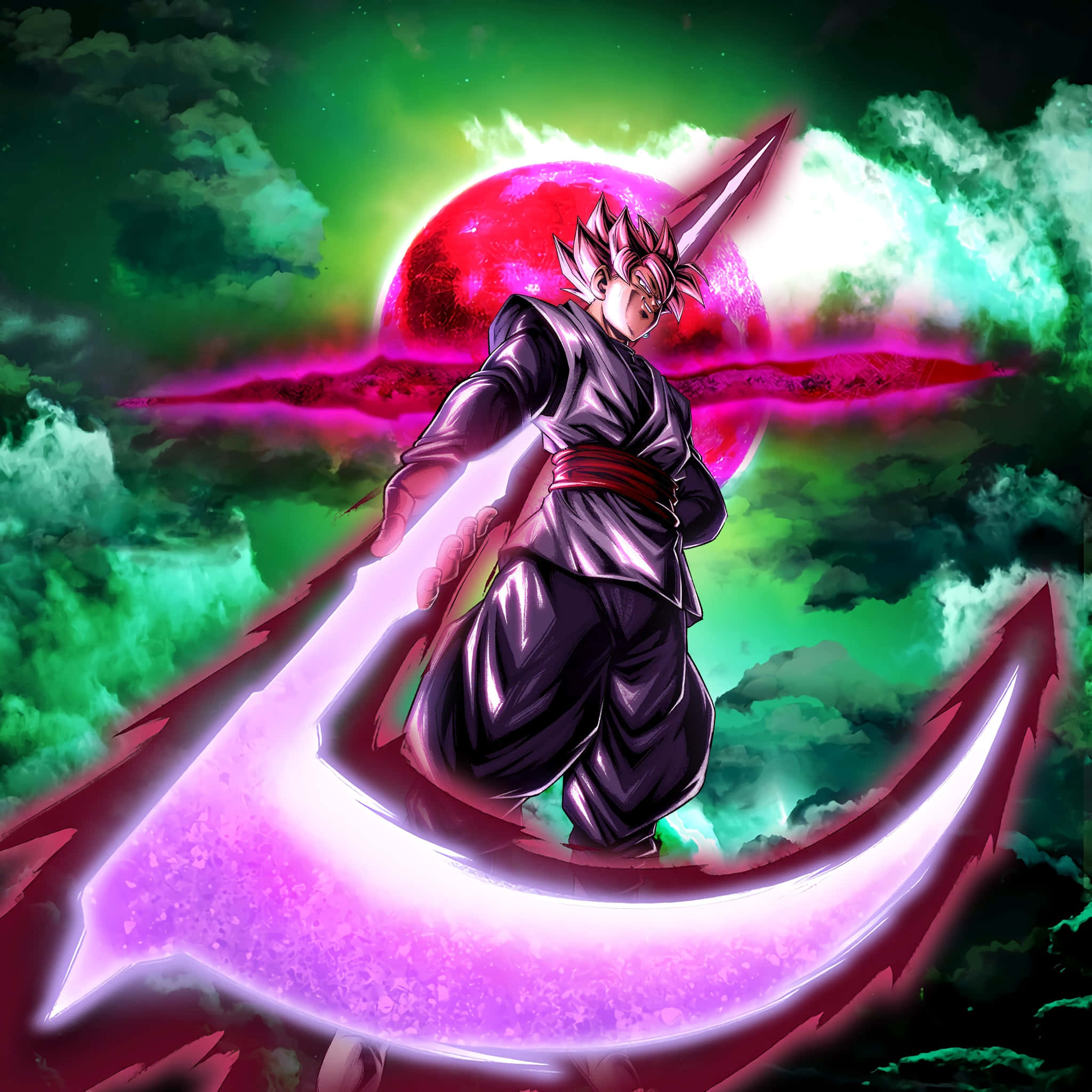 Goku Black Akifanya Vitendo Picha ya Ukuta