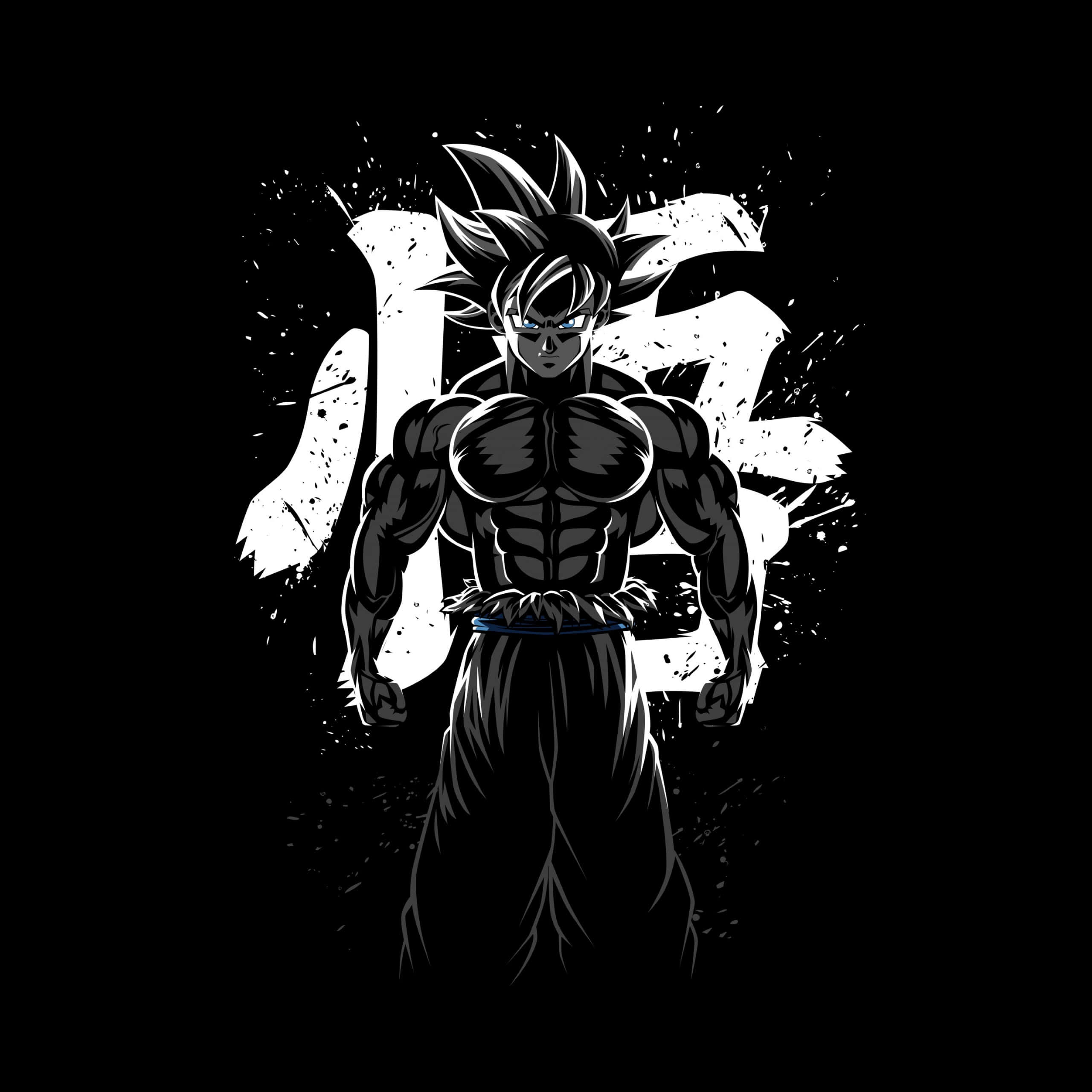 Goku Black Akifua Nguvu Zake za Giza Katika Vita vya Epic Picha ya Ukuta