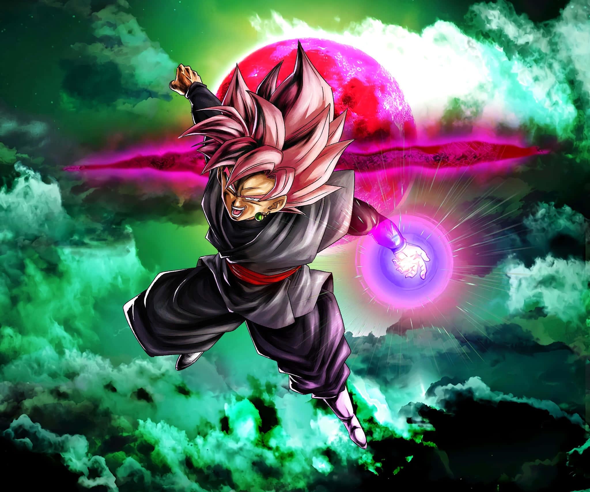 #Goku Black Ame Simama Kwa Vita Vya Moto# Picha ya Ukuta