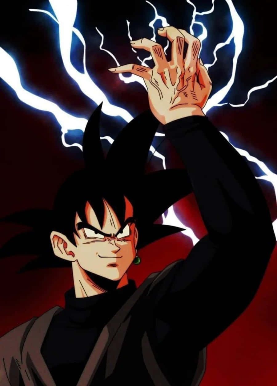 Goku Black Anageuka Super Saiyan Rose Picha ya Ukuta