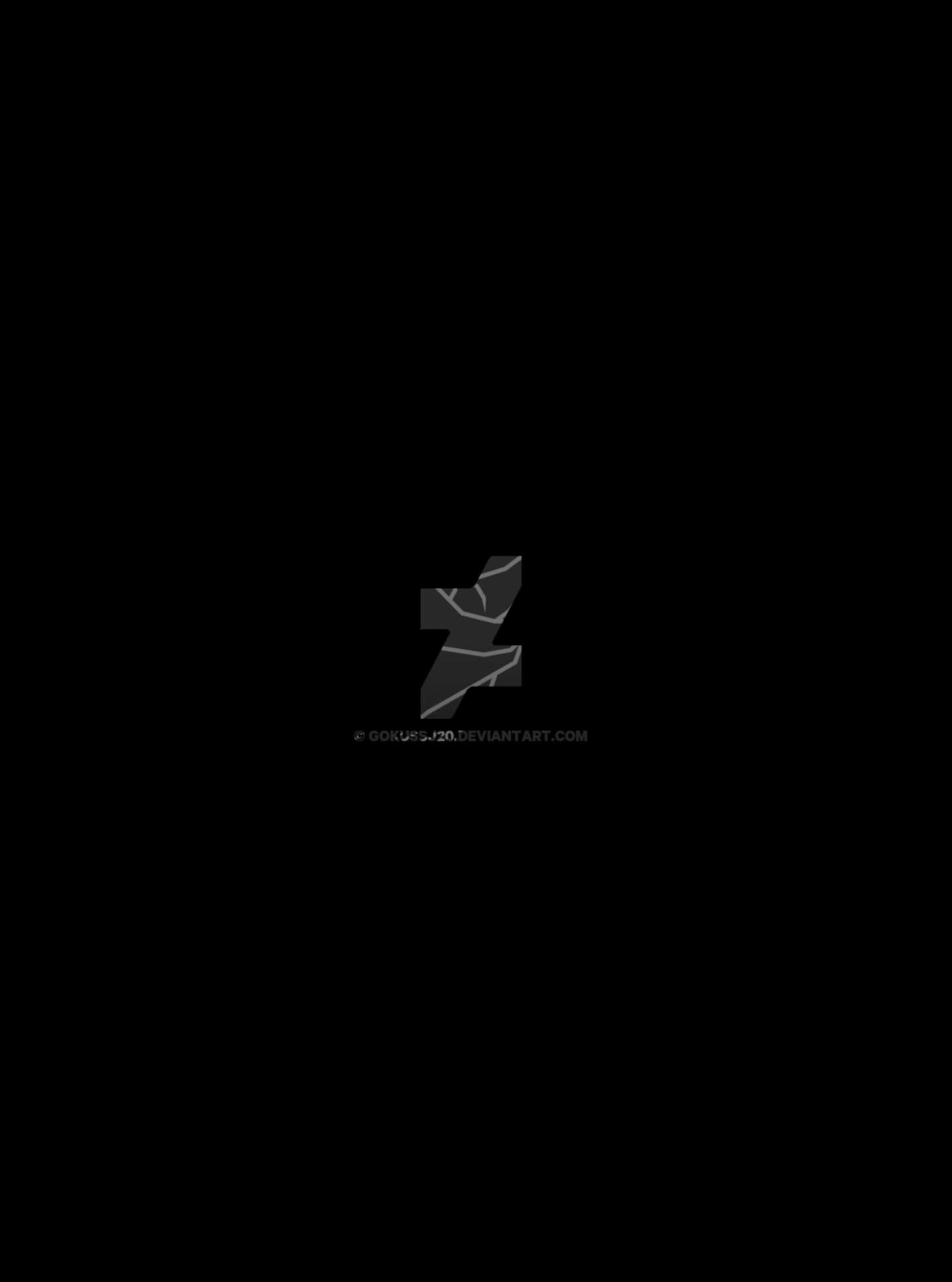 Goku Black Mandalisha ya Minimalist Picha ya Ukuta