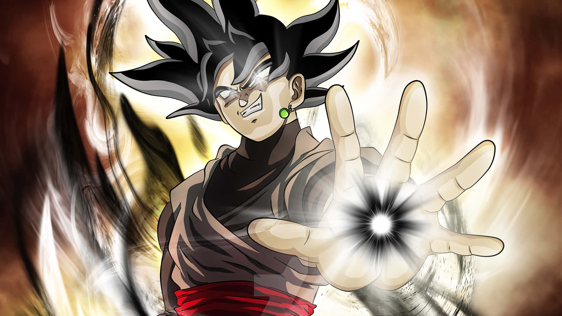 Goku Black Mwenye Kutisha kutoka Dragon Ball Super Picha ya Ukuta