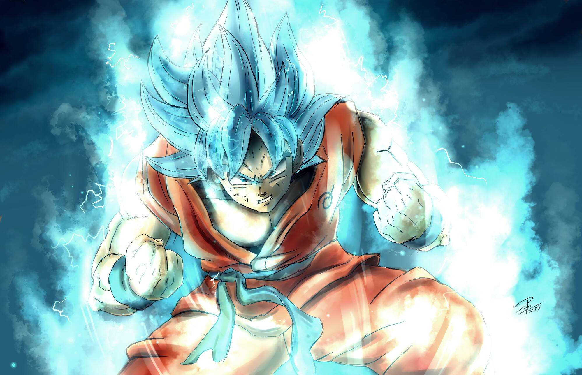 Goku Picha ya Ukuta