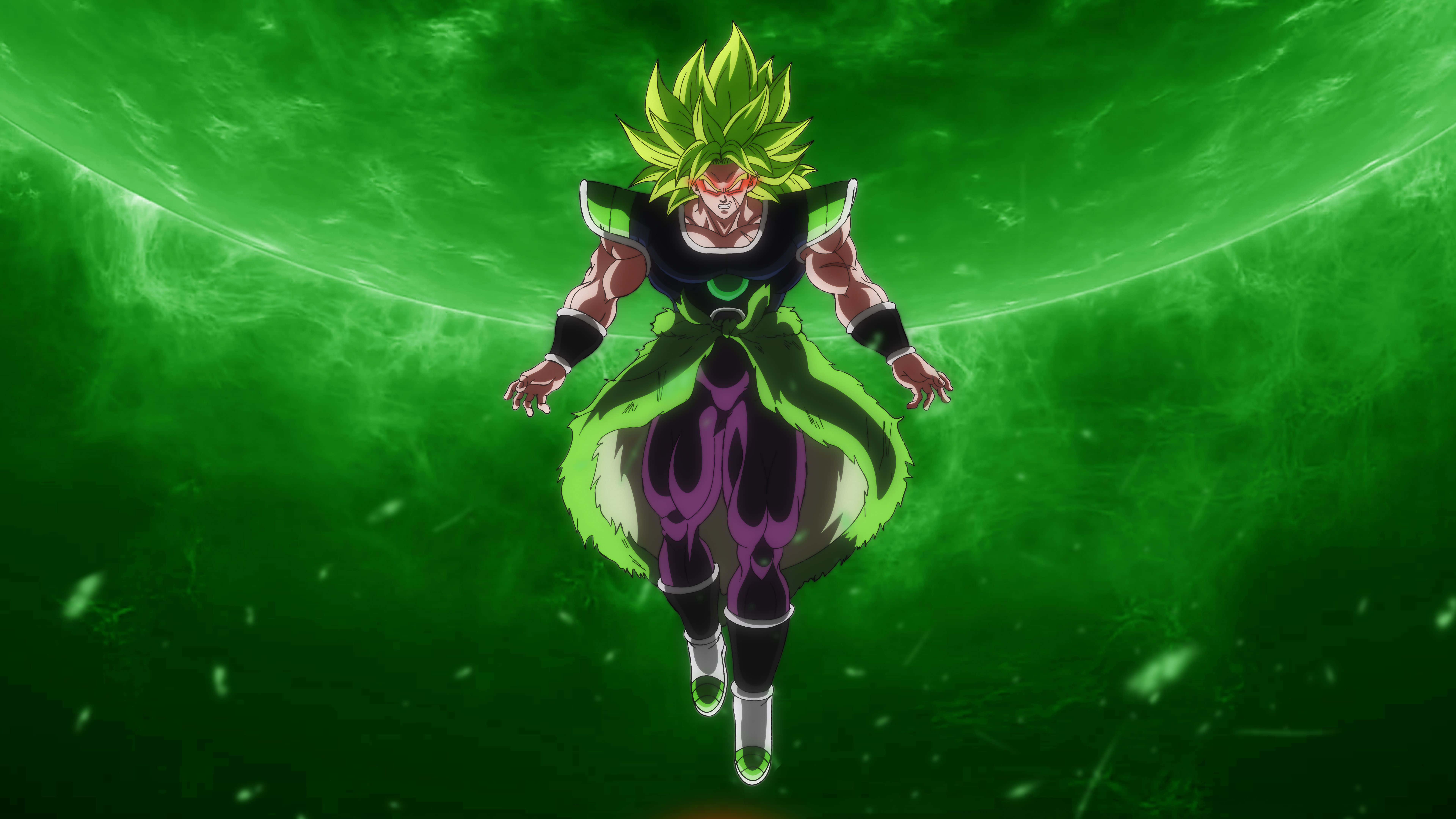 Goku, Frieza na Vegeta wanajiandaa kupigana katika "Dragon Ball Super Broly." Picha ya Ukuta