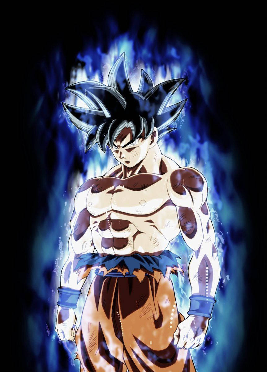 Goku Katika Hali ya Ultra Instinct Picha ya Ukuta