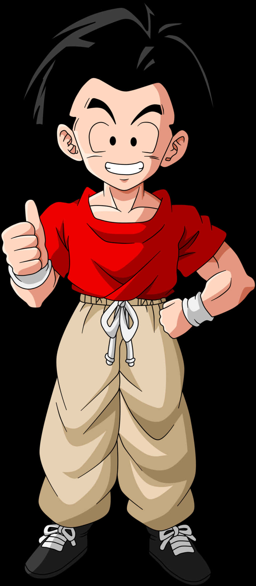 Goku Mchanga Mdogo Ikiwa Kidole Gumba Picha ya Ukuta