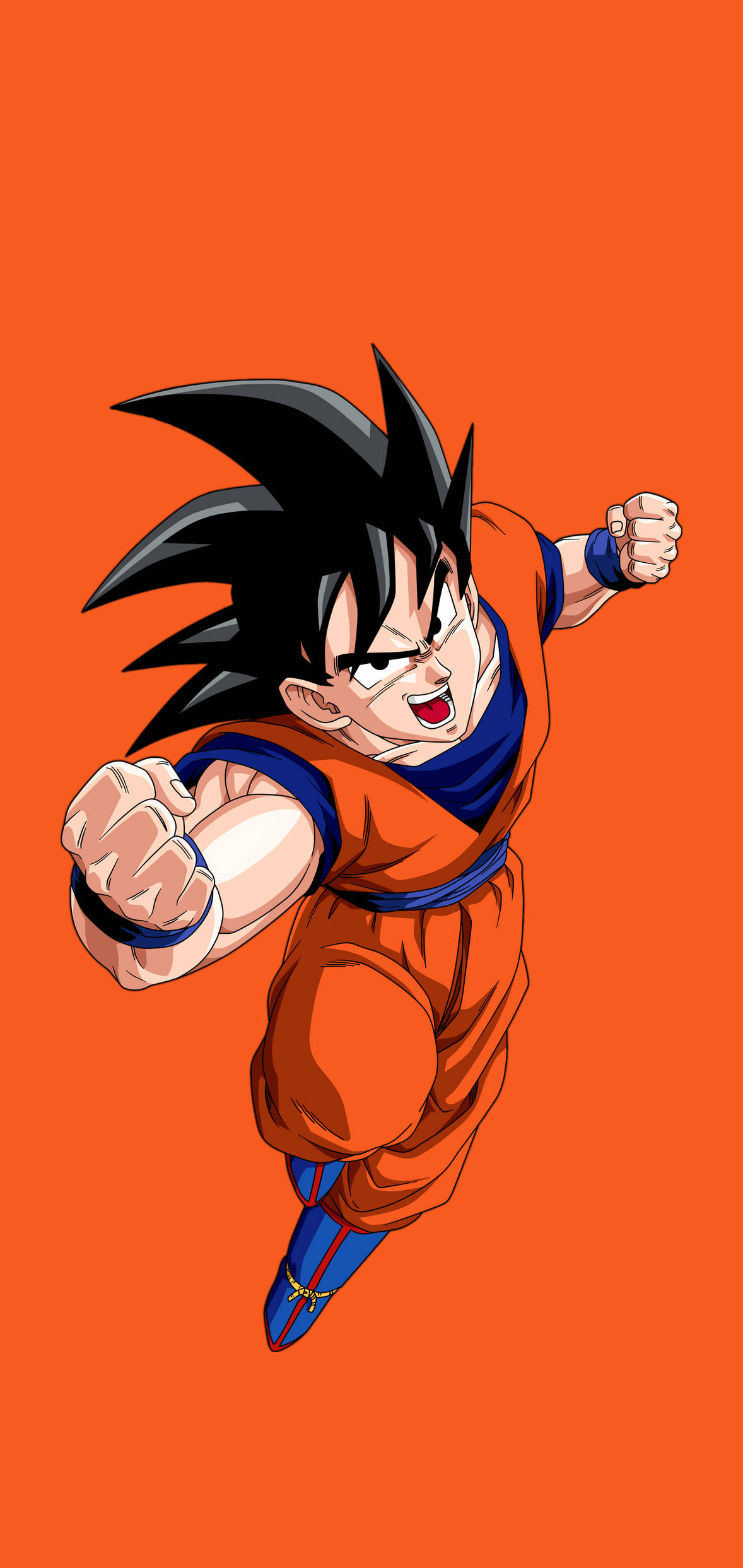 Goku Mweusi Mtu Mzima iPhone Picha ya Ukuta