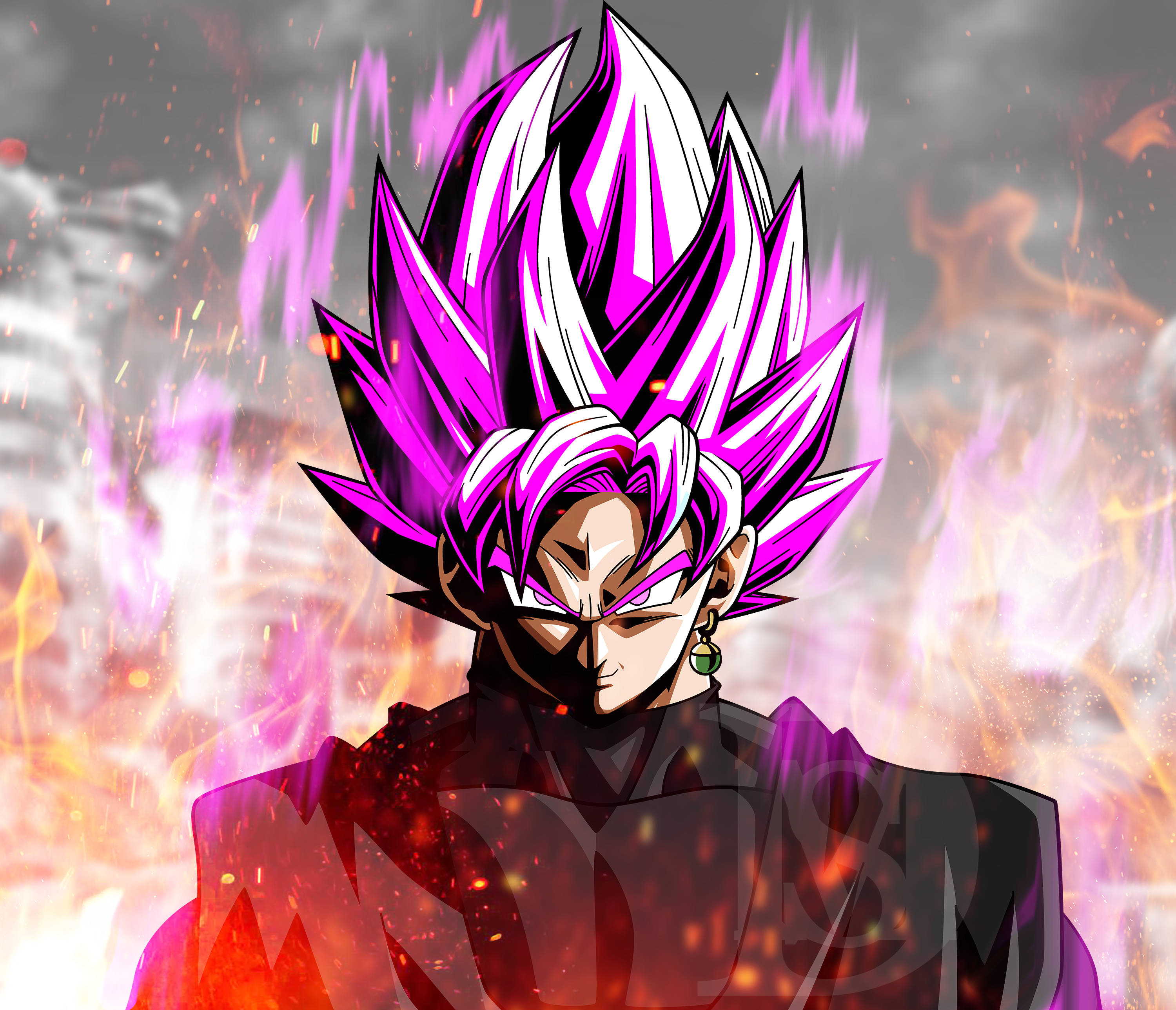 Goku Mweusi Super Saiyan Rosé Picha ya Ukuta