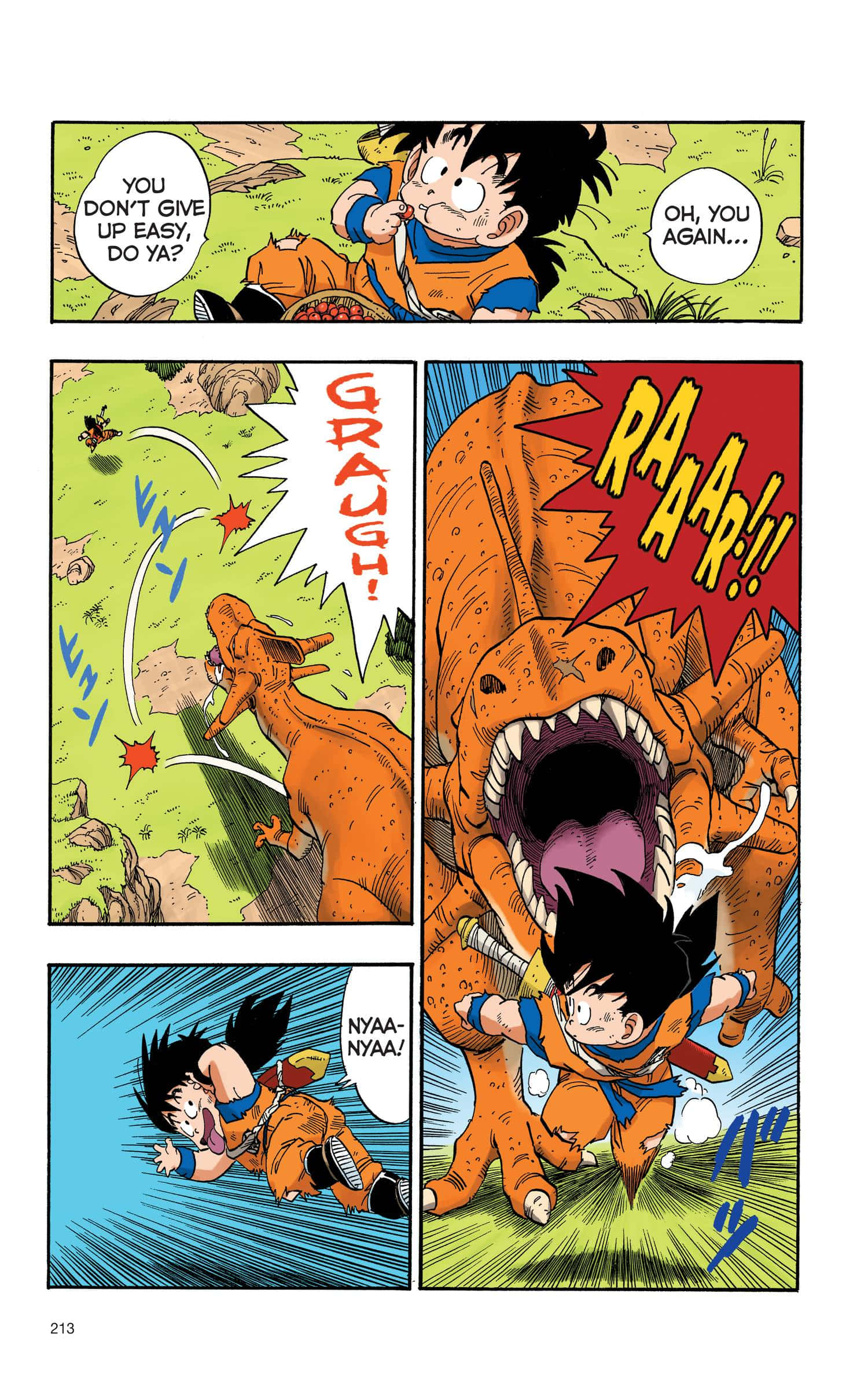 Goku na Vegeta wakiongeza hadi Super Saiyan Blue wakishindana na nguvu za uovu katika Manga ya Dragon Ball Super Picha ya Ukuta