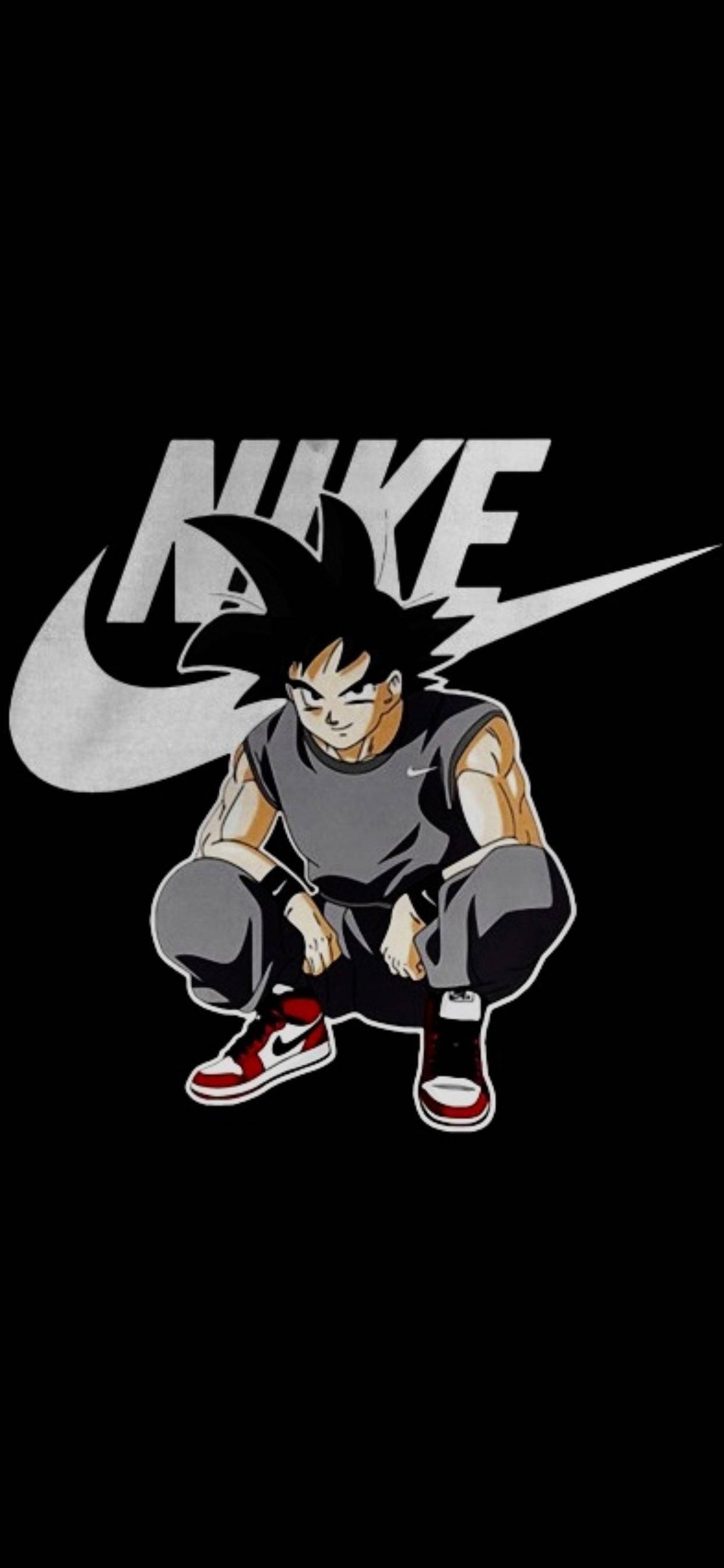 Goku Swag Kwa Nike Picha ya Ukuta