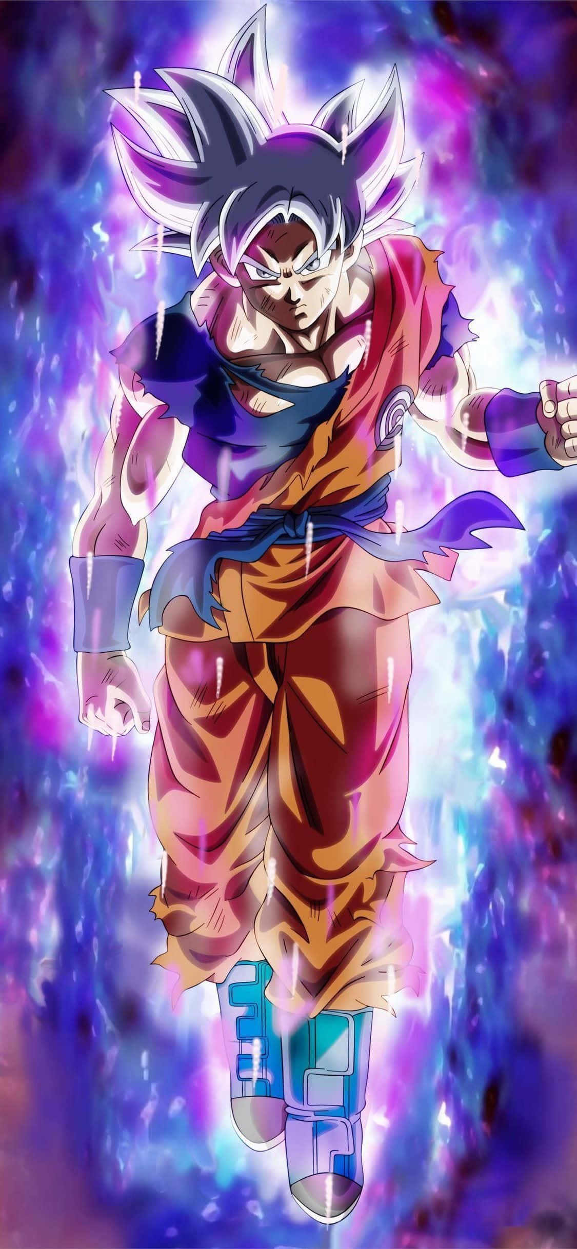 Goku Ultra Instinct Sign Dragon Ball Super iPhone Picha ya Ukuta