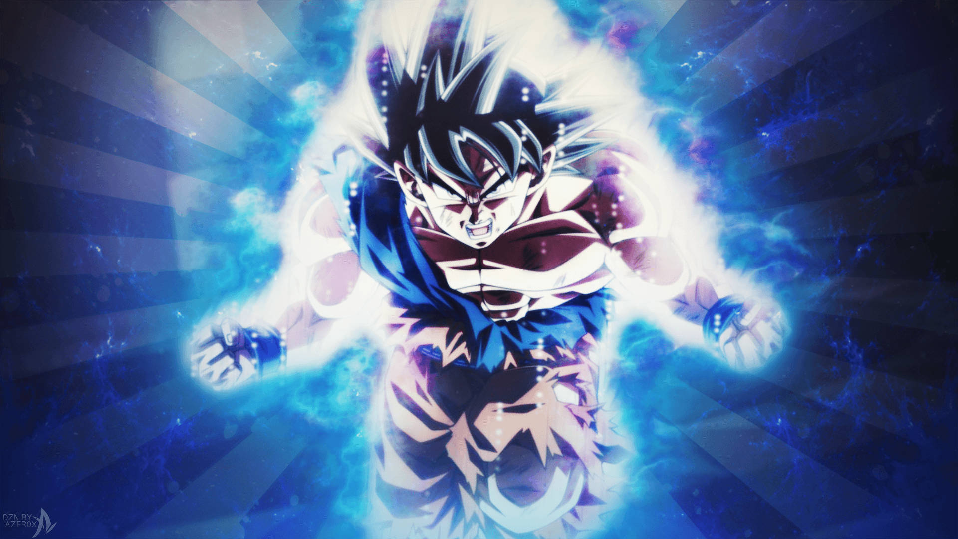 Goku wa Ultra Instinct wa Kukabiliana Picha ya Ukuta