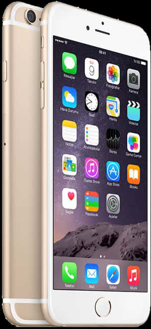Goldi Phone6 Plus Mbele na Nyuma Picha ya Ukuta