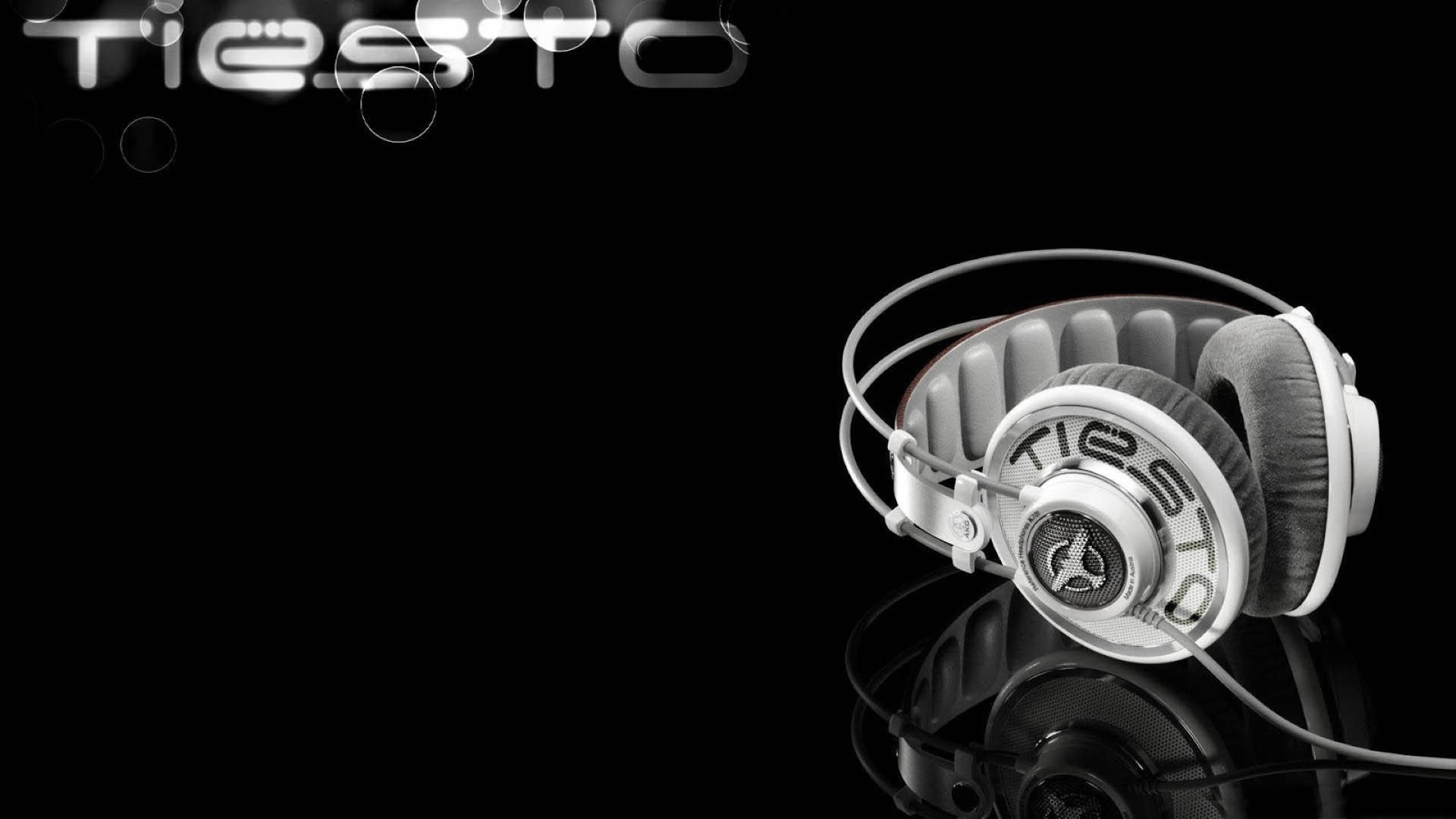Grafiki ya Tiësto Baridi na Headphones Picha ya Ukuta