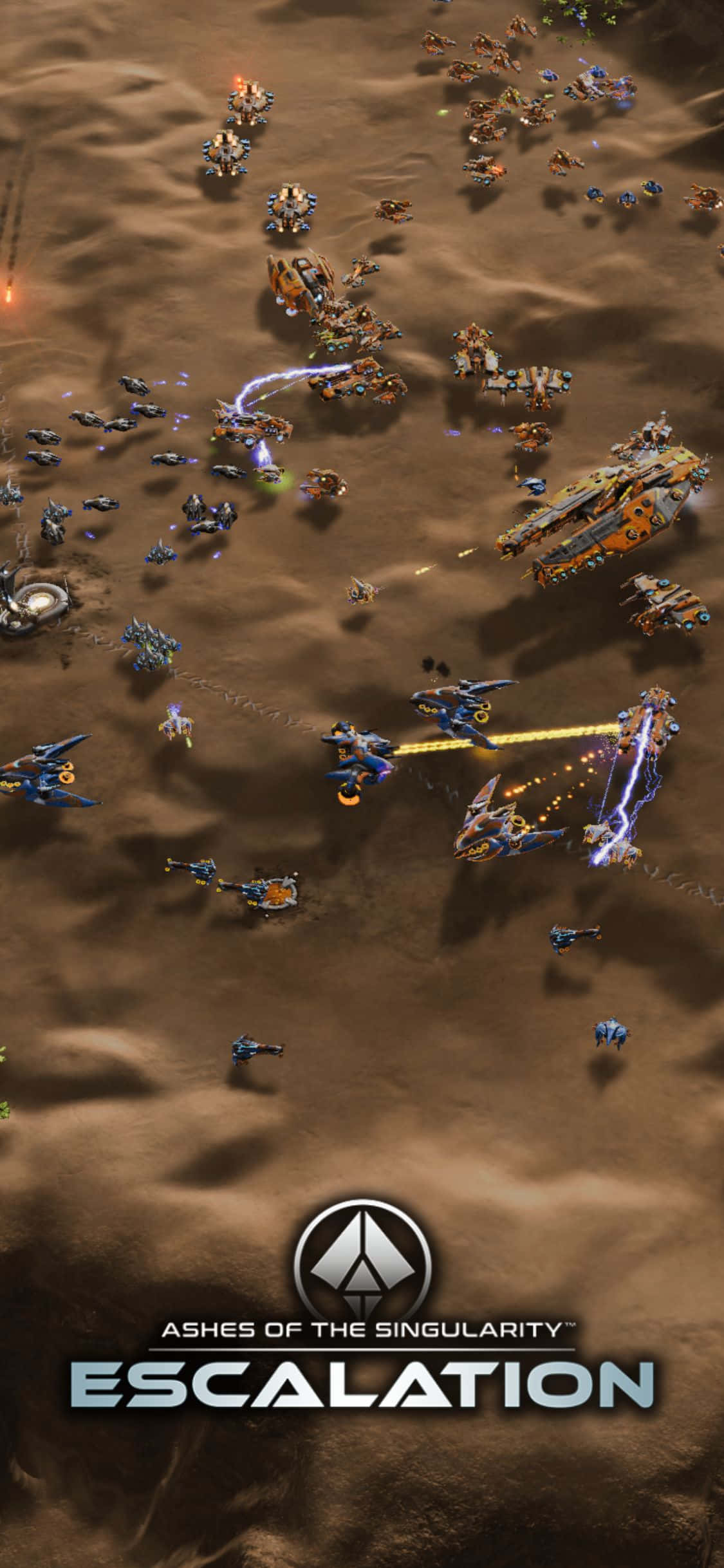 Grafiki za Ajabu na iPhone X na Ashes of the Singularity Escalation Picha ya Ukuta