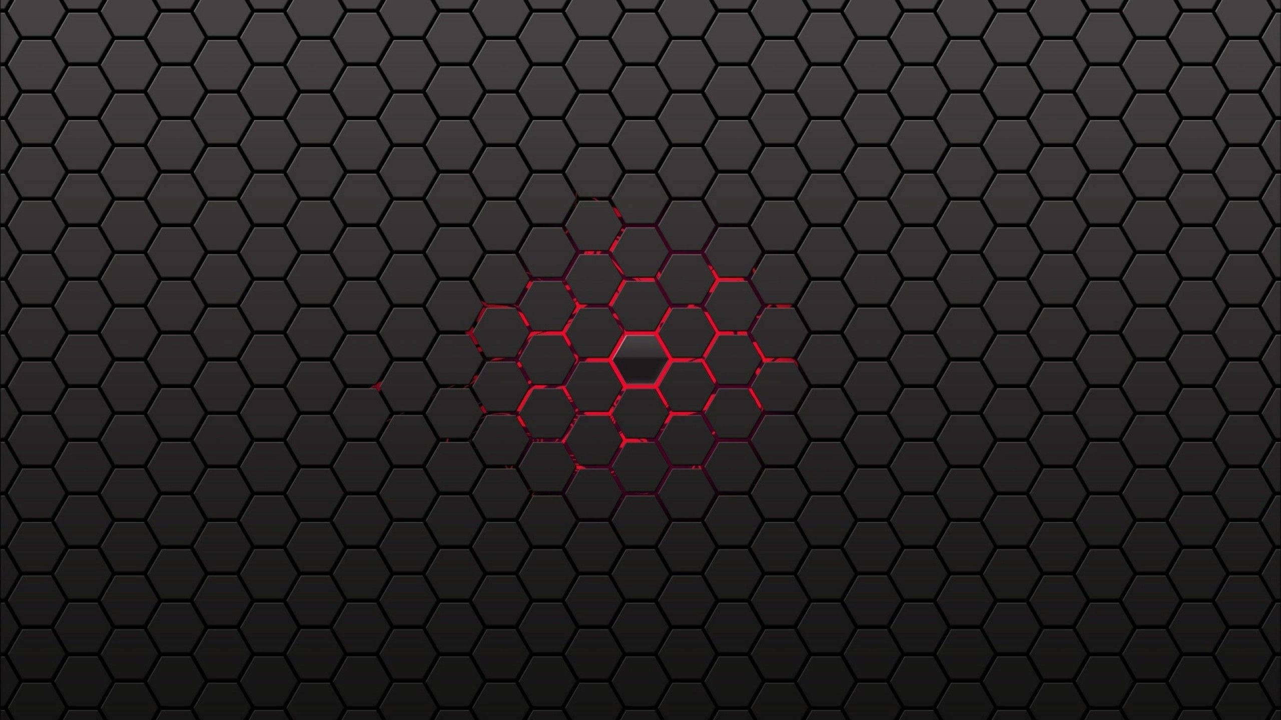 Grey Hexagon Pattern Wallpaper Picha ya Ukuta
