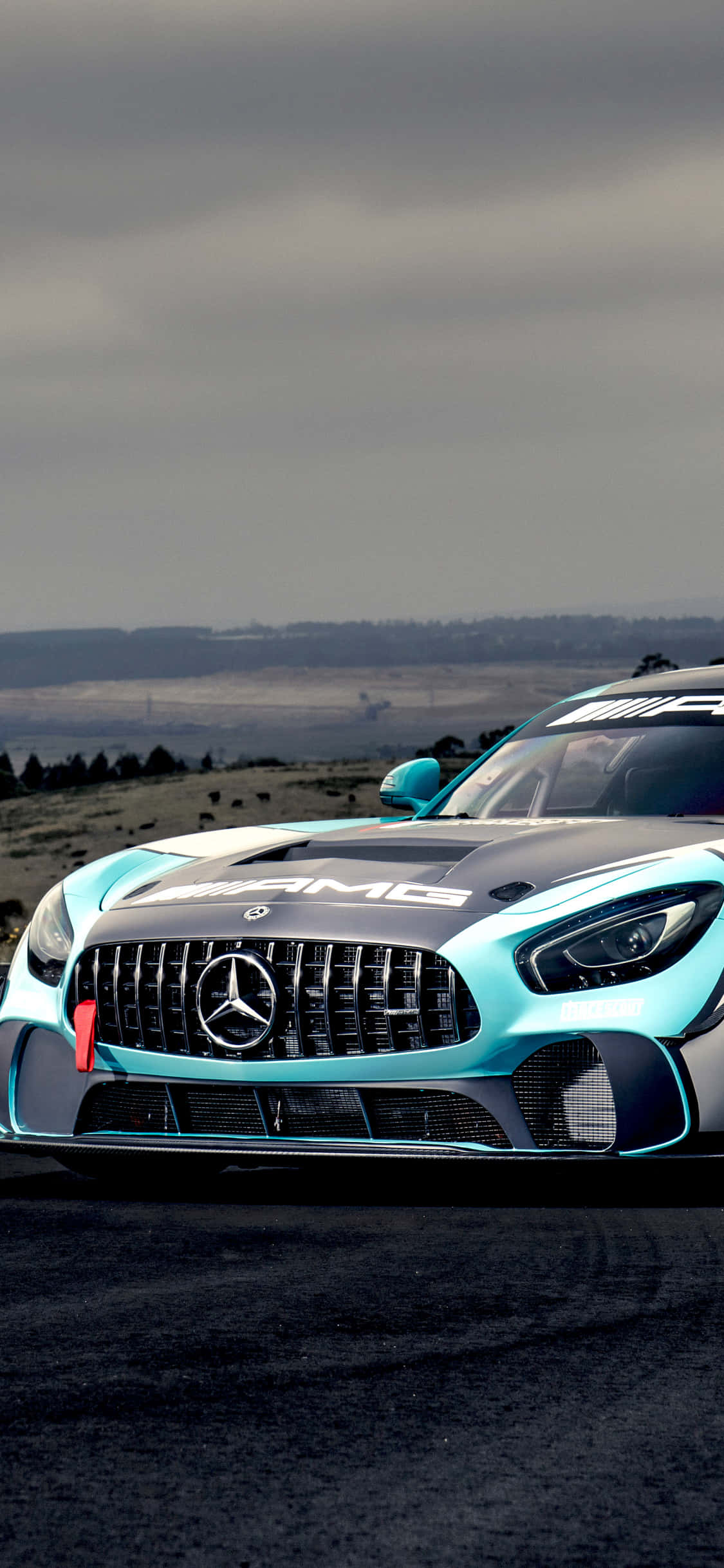 Msimu wa GT4 Petronas iPhone Xs Mercedes Amg Picha ya Ukuta