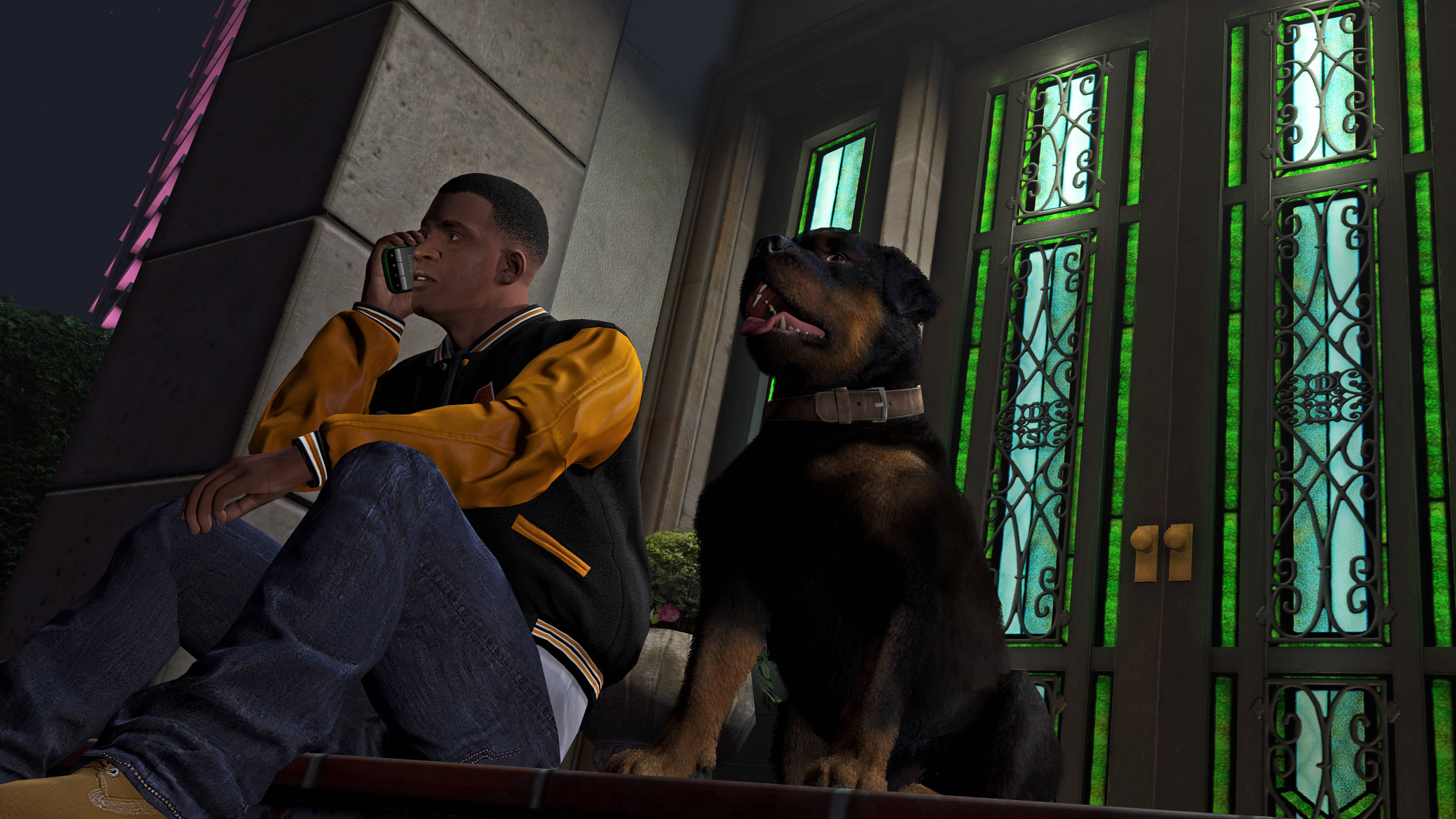 GTA Baridi na Mbwa Picha ya Ukuta