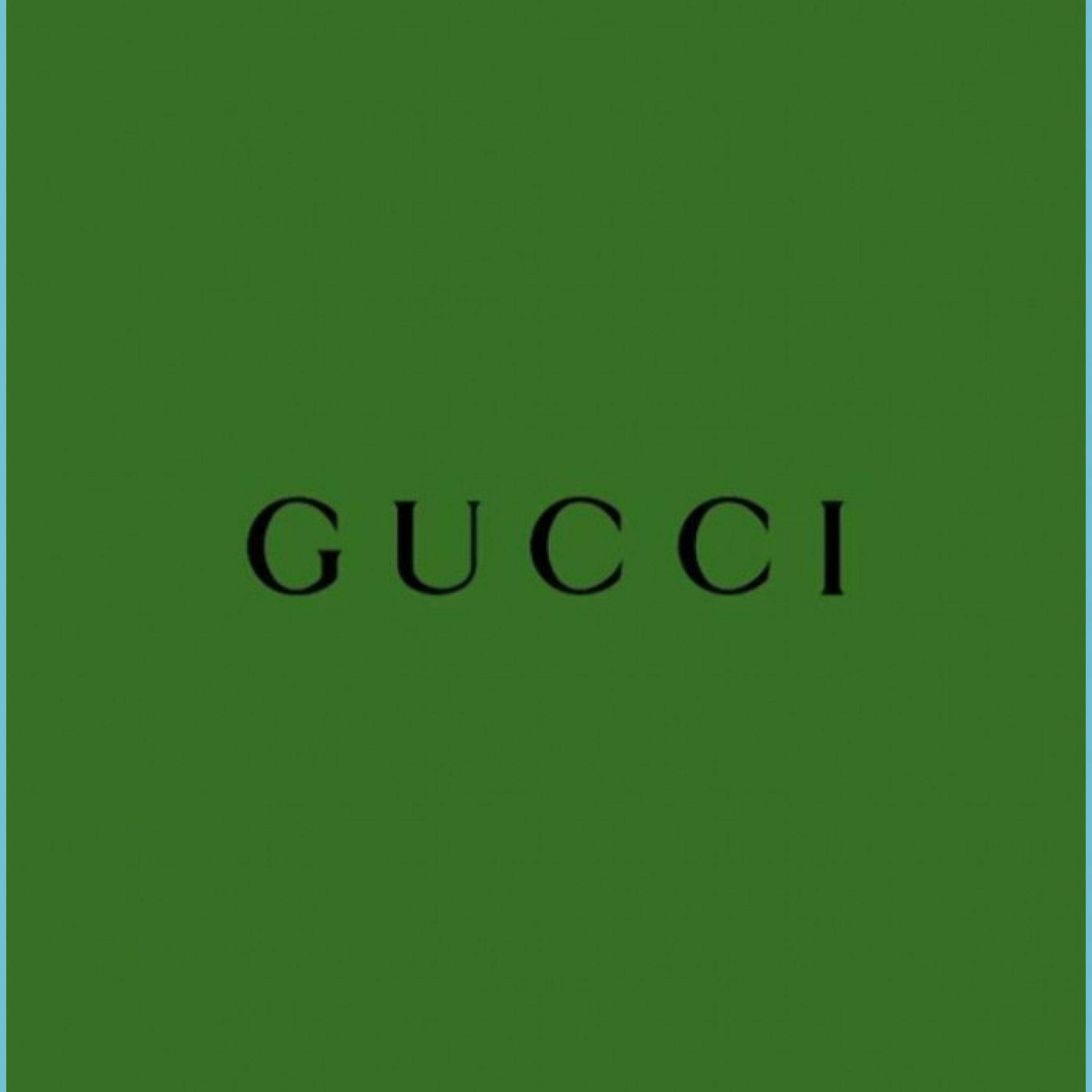 Gucci Kijani Rangi Picha ya Ukuta