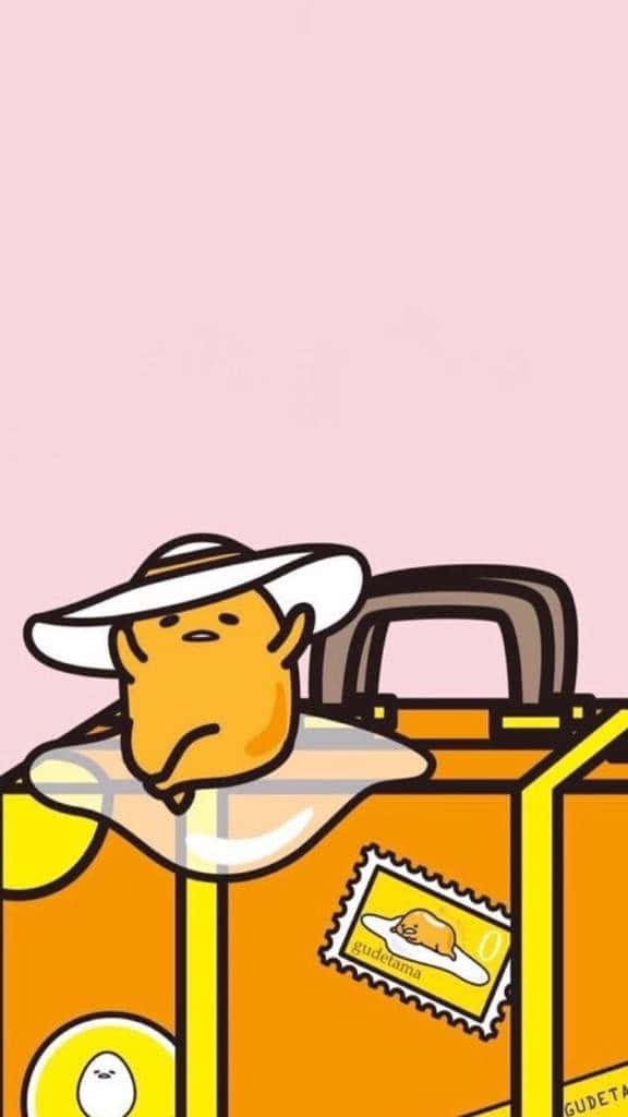 Gudetama Anapata Ujuzi wa Kiteknolojia Picha ya Ukuta