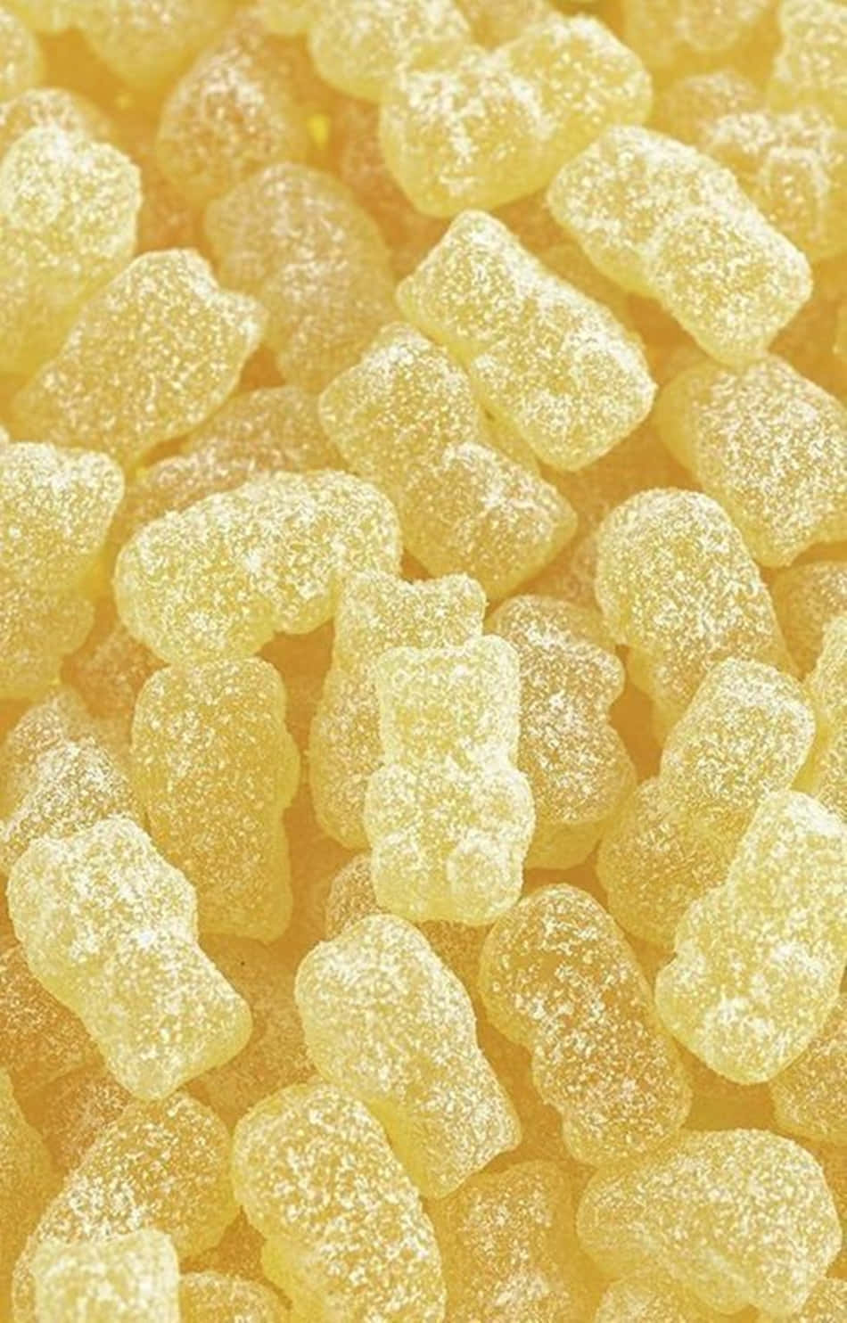 Gummy Bears wa Rangi ya Pastel ya Kikunja Picha ya Ukuta