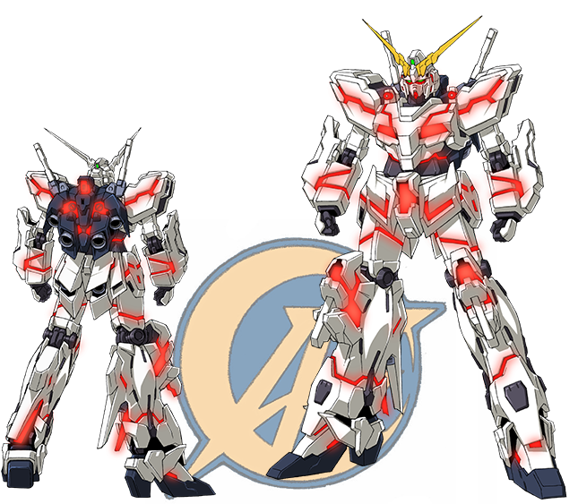 Gundam Mecha Duo Iliyotolewa Picha ya Ukuta