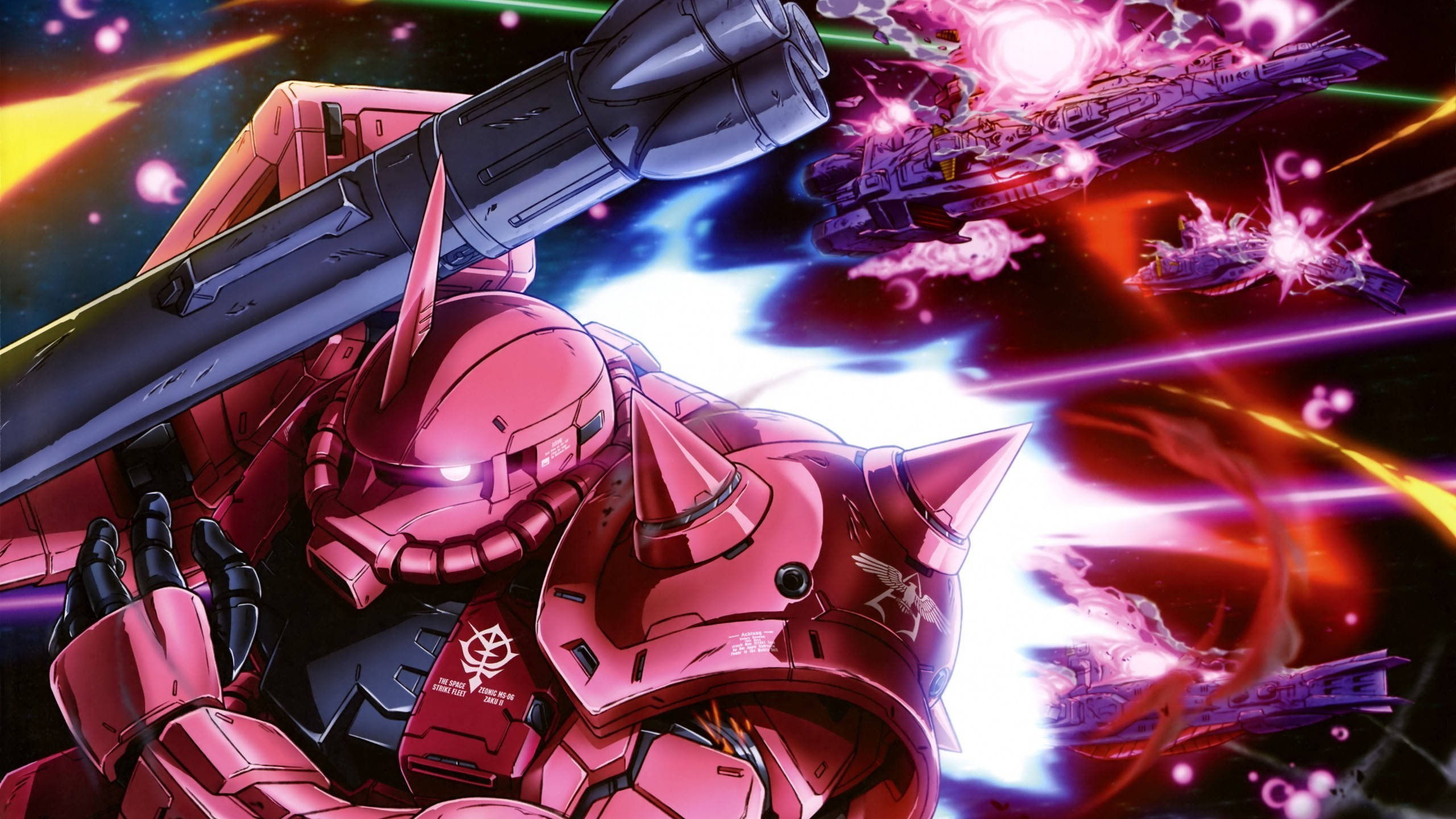 Gundam ya Simu Inayobeba Roketi Picha ya Ukuta