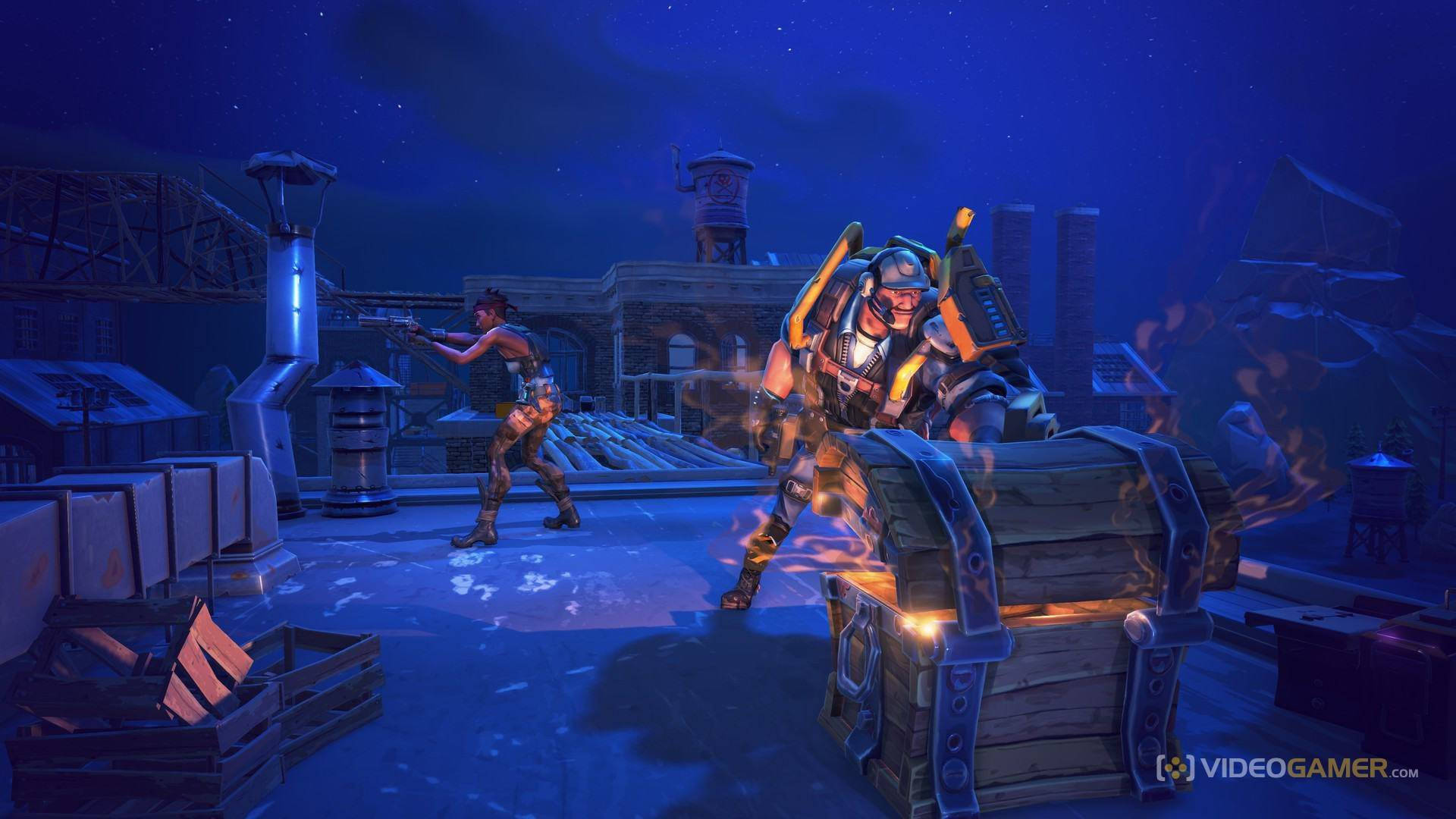 Gundua hazina zilizofichwa za Fortnite Picha ya Ukuta