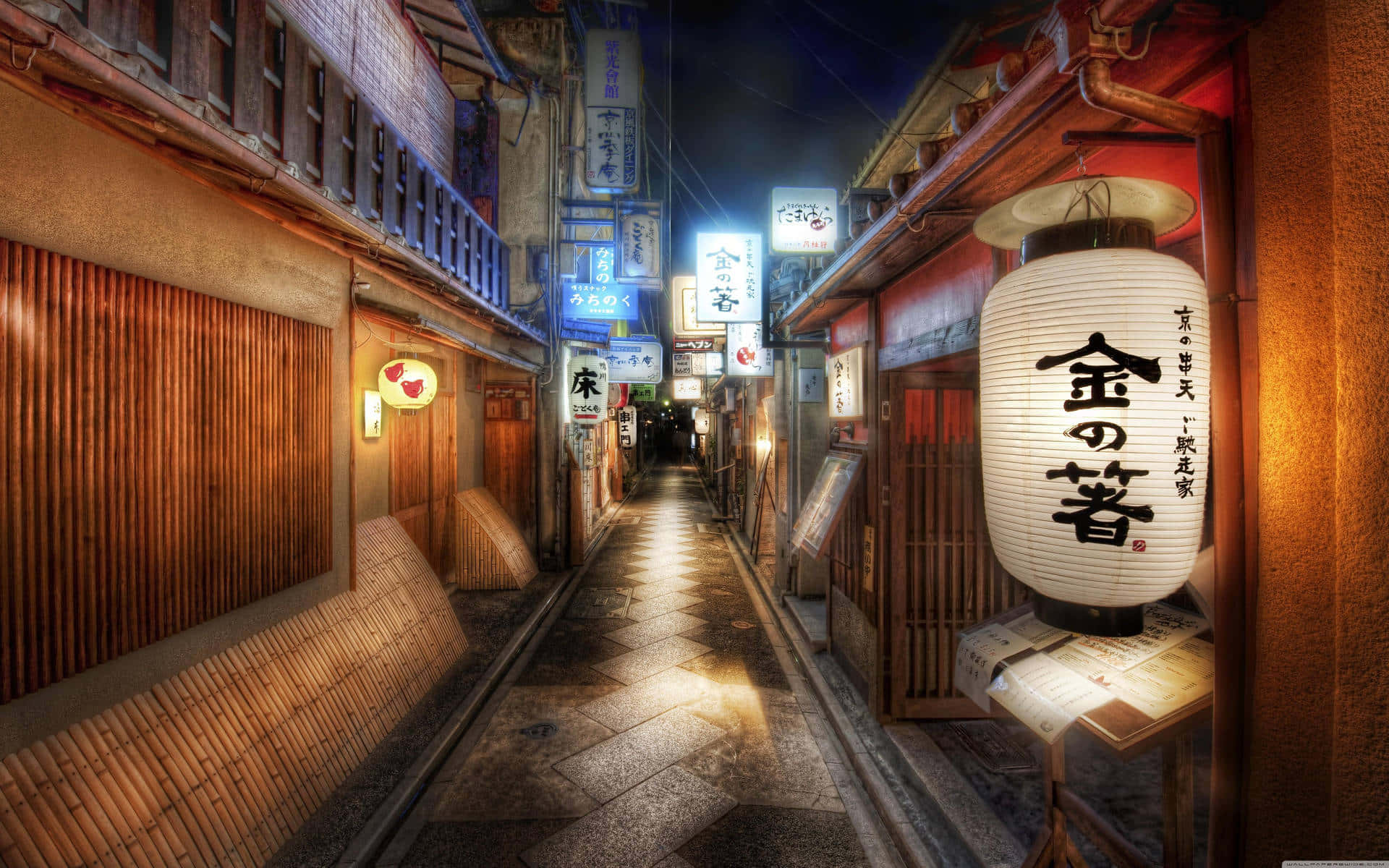 Gundua Maajabu ya Anime City Picha ya Ukuta