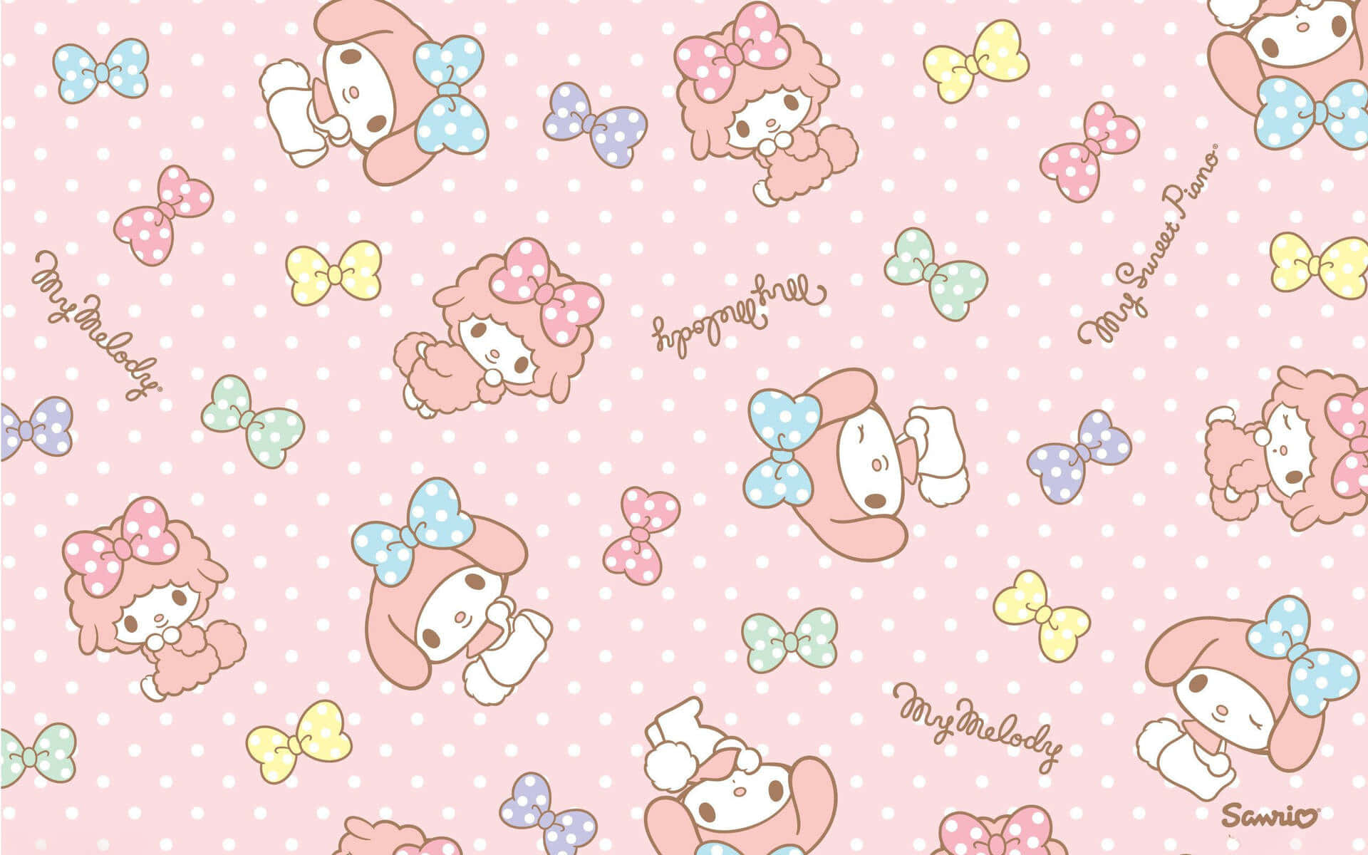 Gundua uchawi wa Sanrio kwa mandhari hii ya jiji la usiku yenye siri Picha ya Ukuta