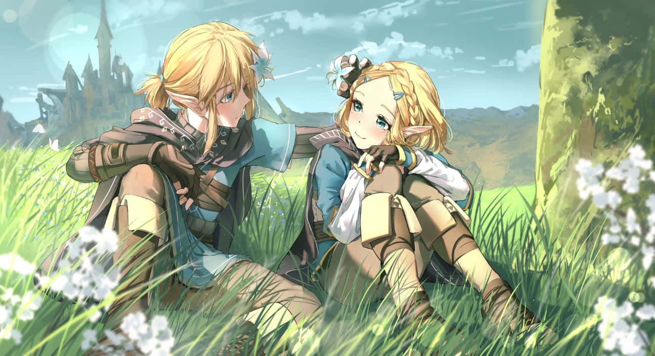 Gundua ulimwengu mpana wa mchezo wa video unaopendwa, Legend of Zelda! Picha ya Ukuta