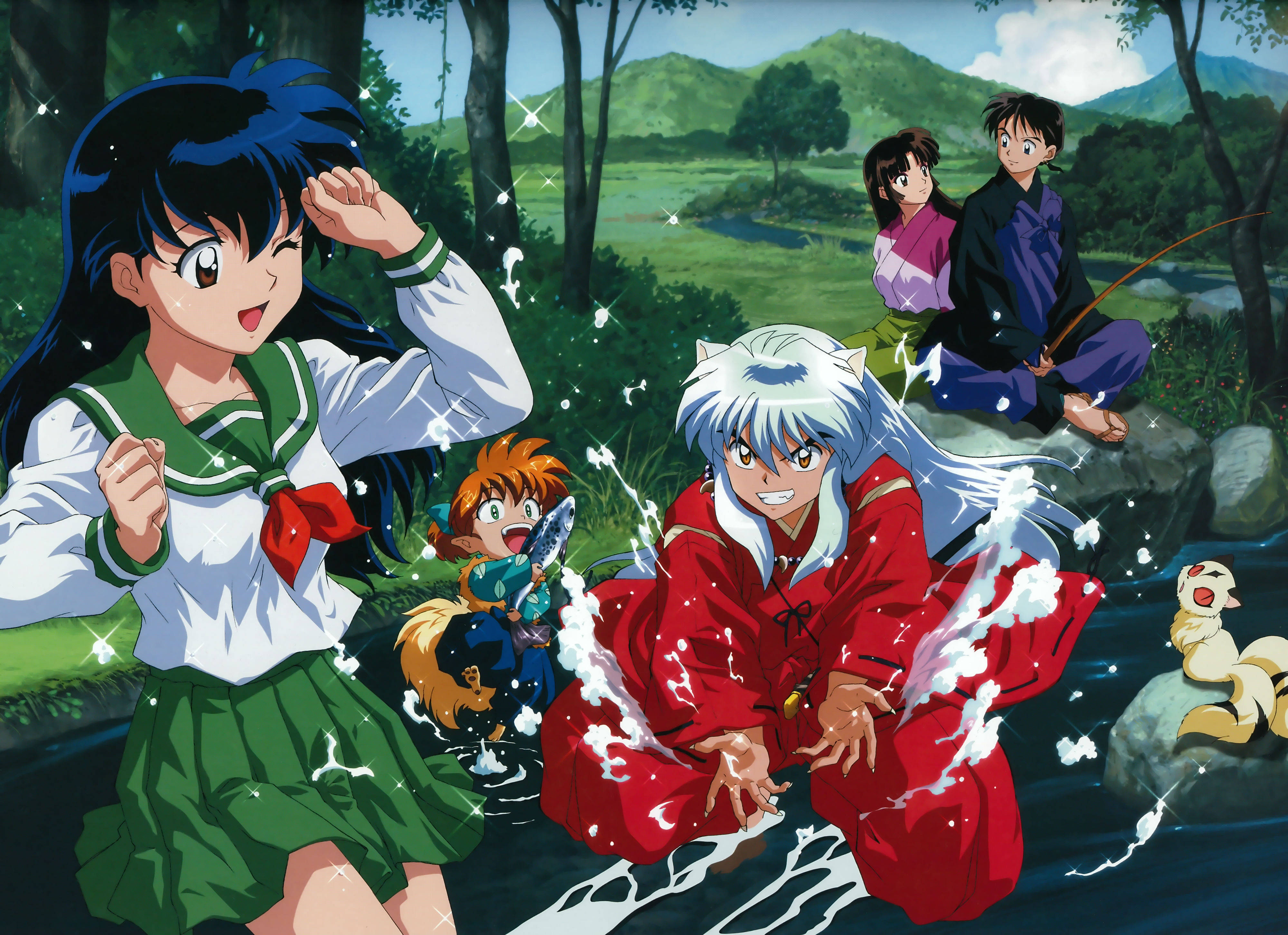 Hadithi ya Inuyasha 4K Picha ya Ukuta
