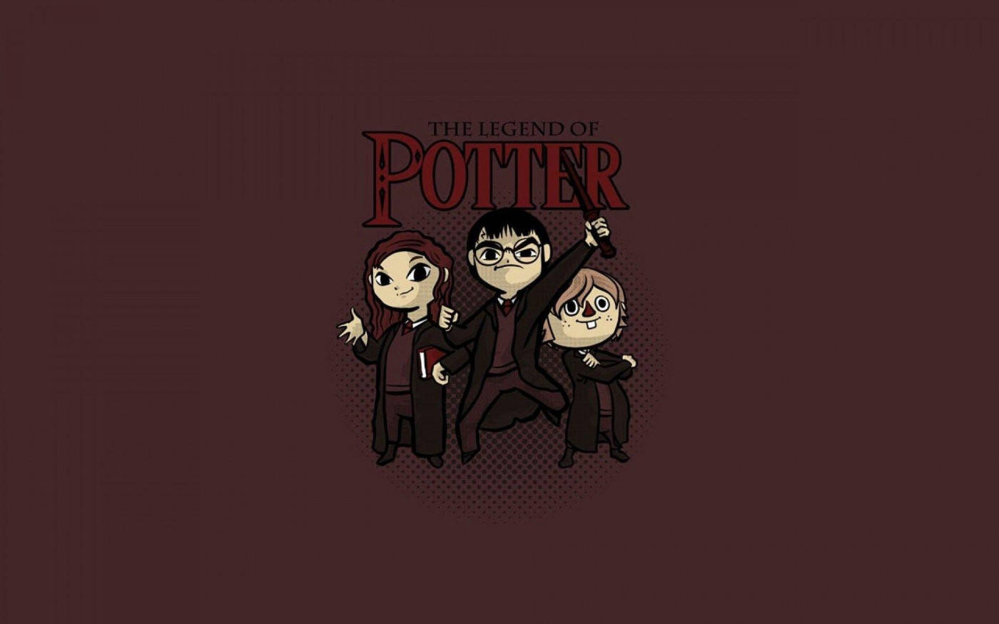 Hadithi ya Katuni ya Harry Potter kwa iPad Picha ya Ukuta