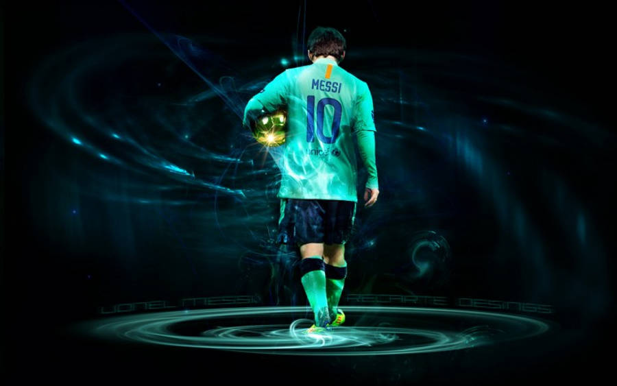 Hadithi ya Michezo Messi Katika 4K Picha ya Ukuta