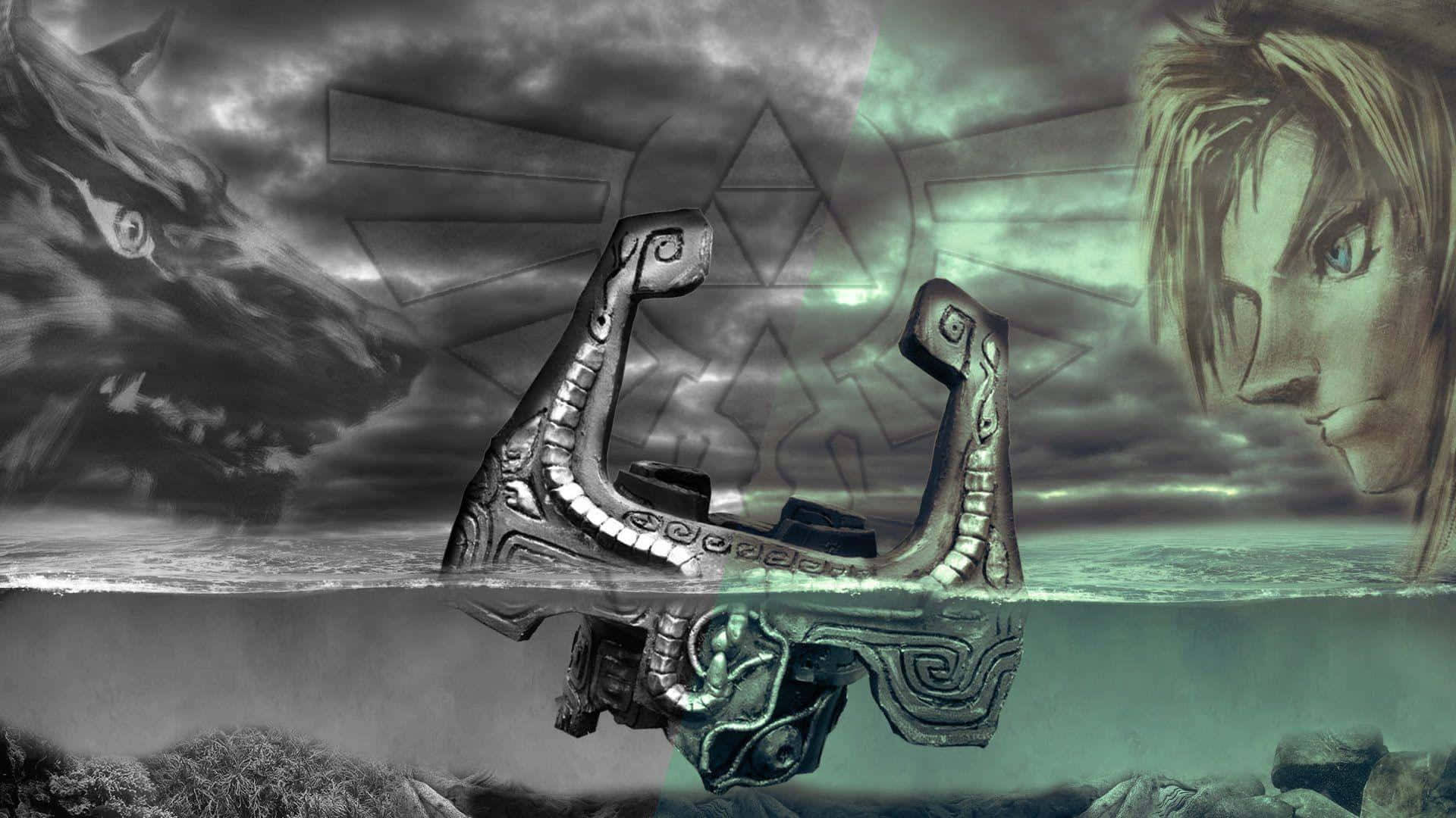 Hadithi ya Zelda Twilight Princess Midna Inazama Picha ya Ukuta