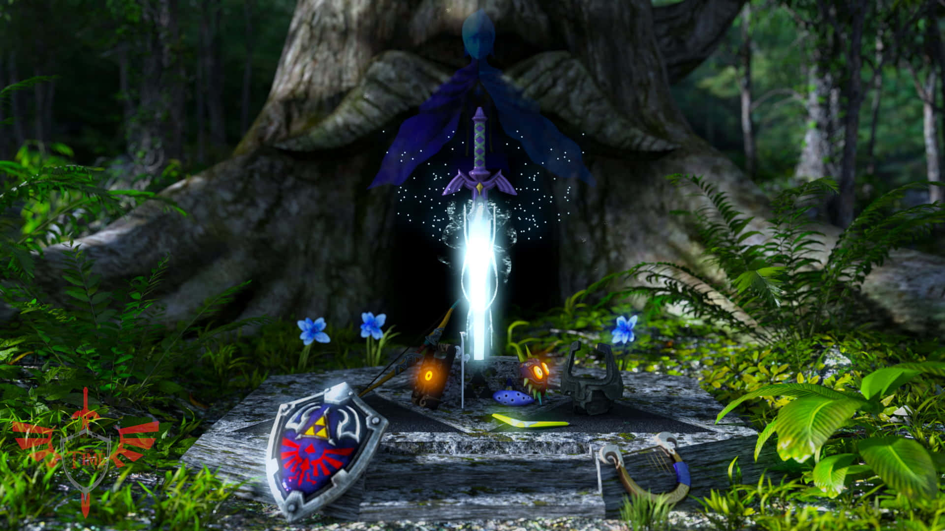 Hadithi ya Zelda huko Hyrule Picha ya Ukuta