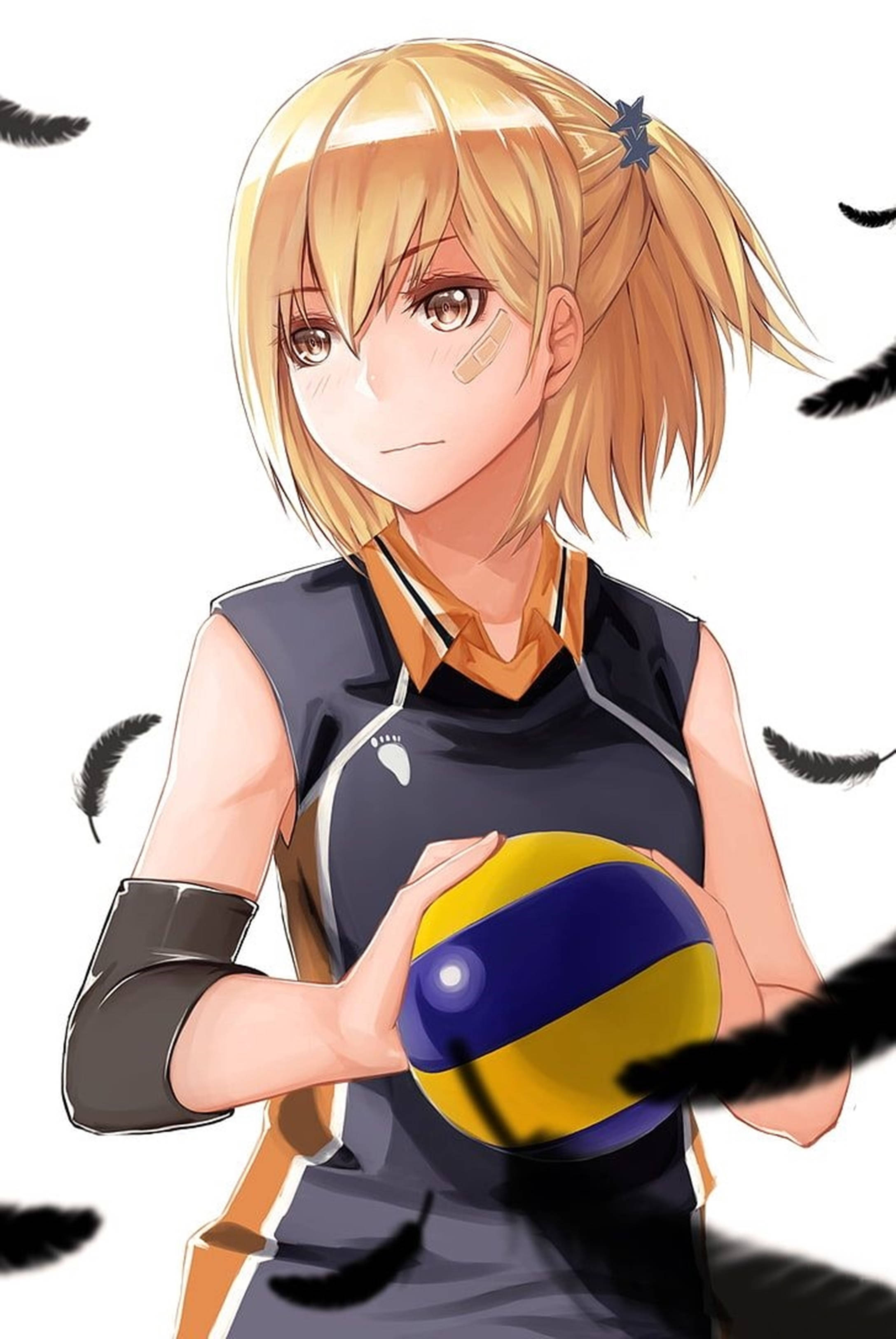Haikyuu 4K Hitoka Yachi Picha ya Ukuta