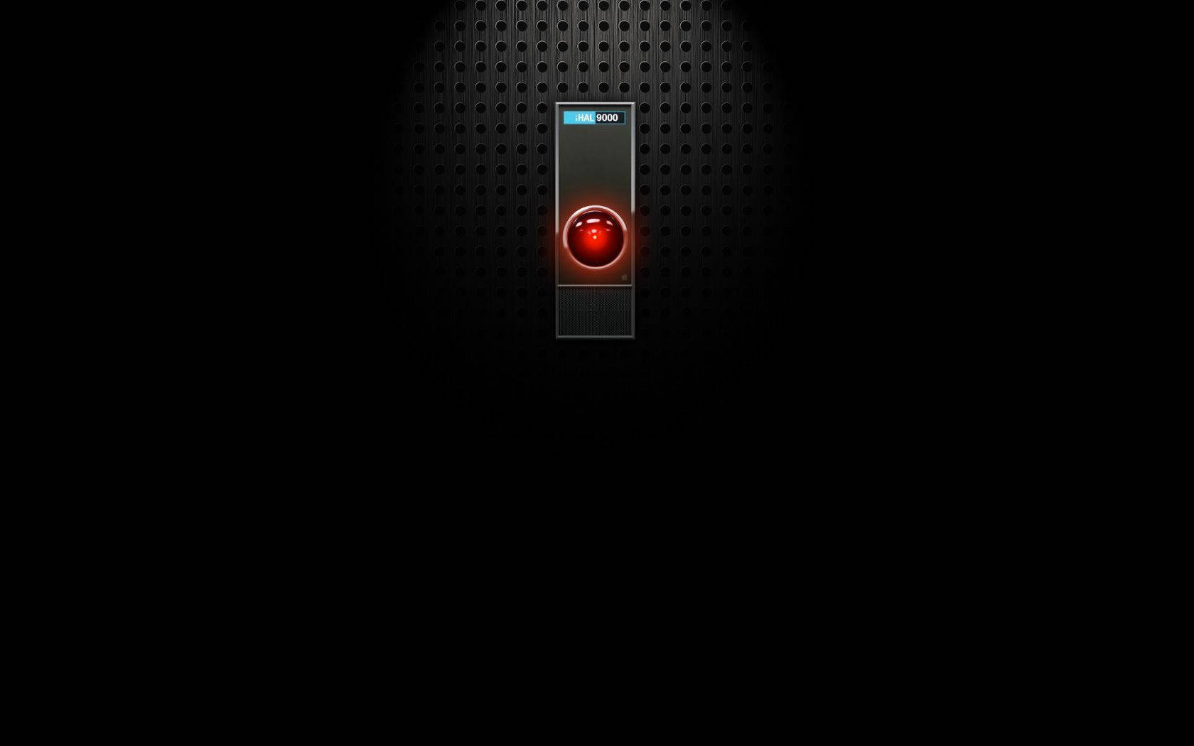 Hal 9000 Vinyezi Nyeusi Picha ya Ukuta