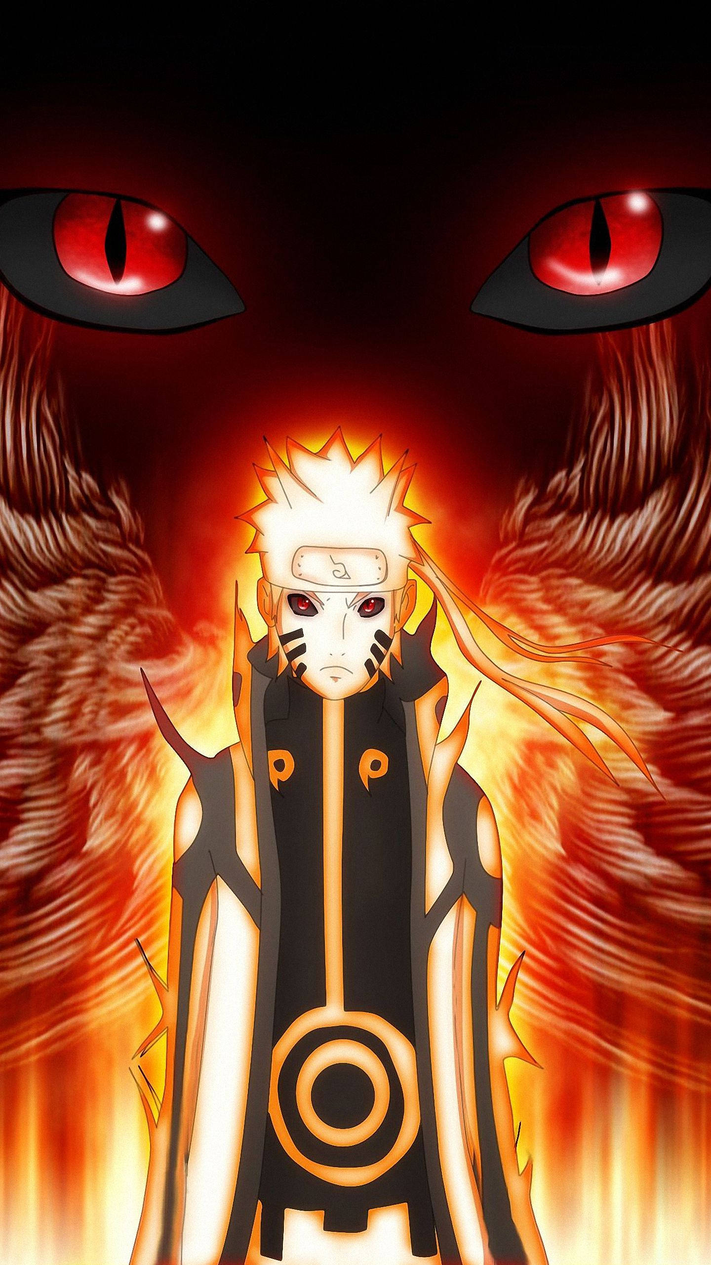 Hali ya Kurama ya Naruto Baridi Picha ya Ukuta