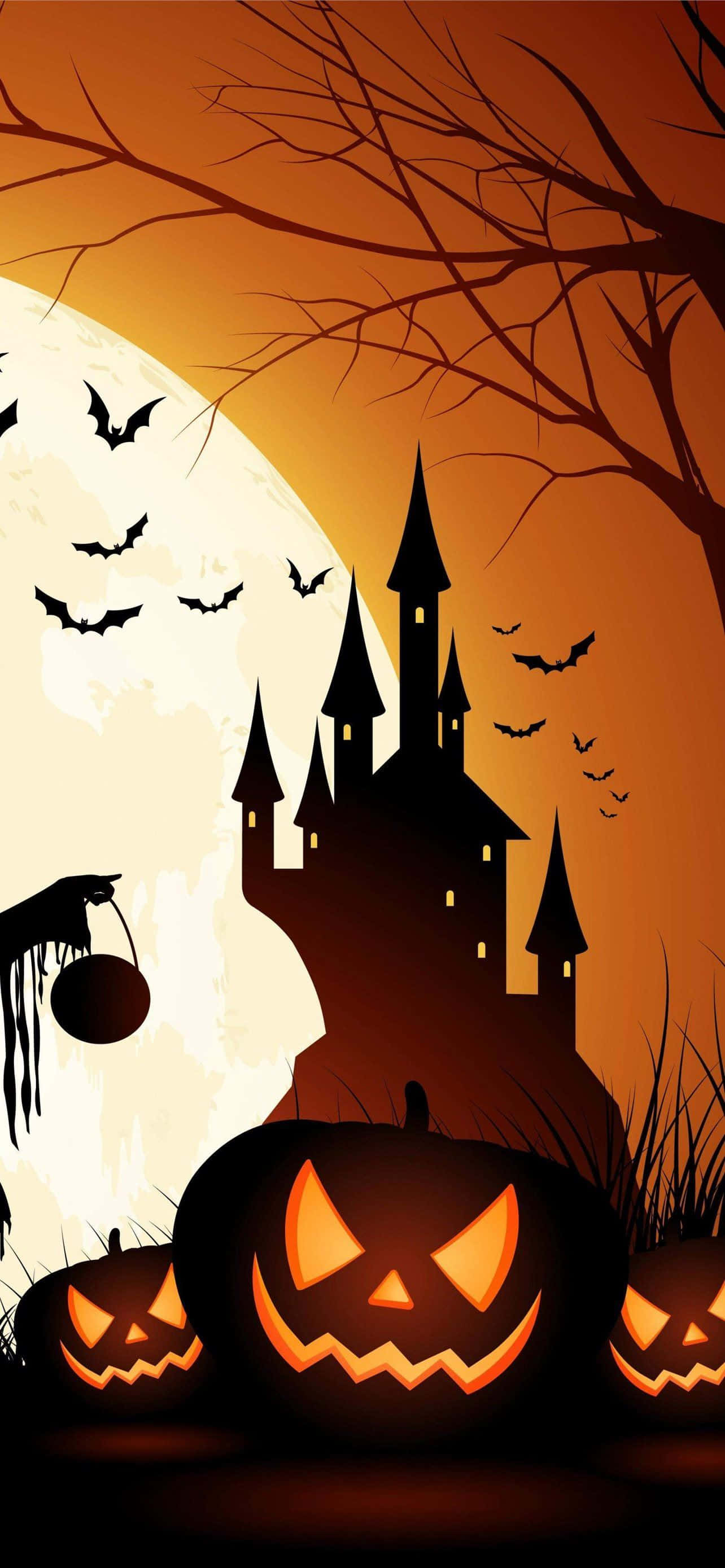 Halloween Background Picha ya Ukuta