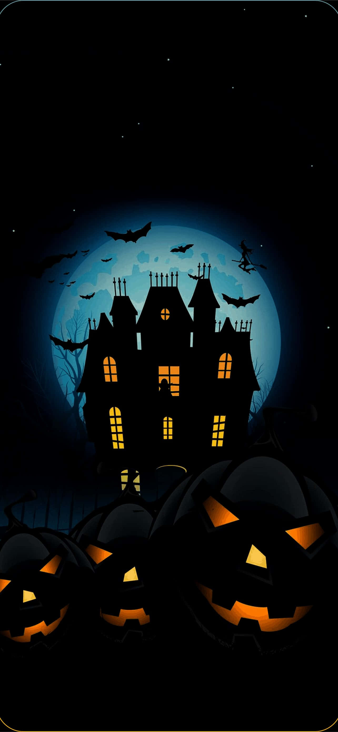 Halloween Virtual Background Picha ya Ukuta