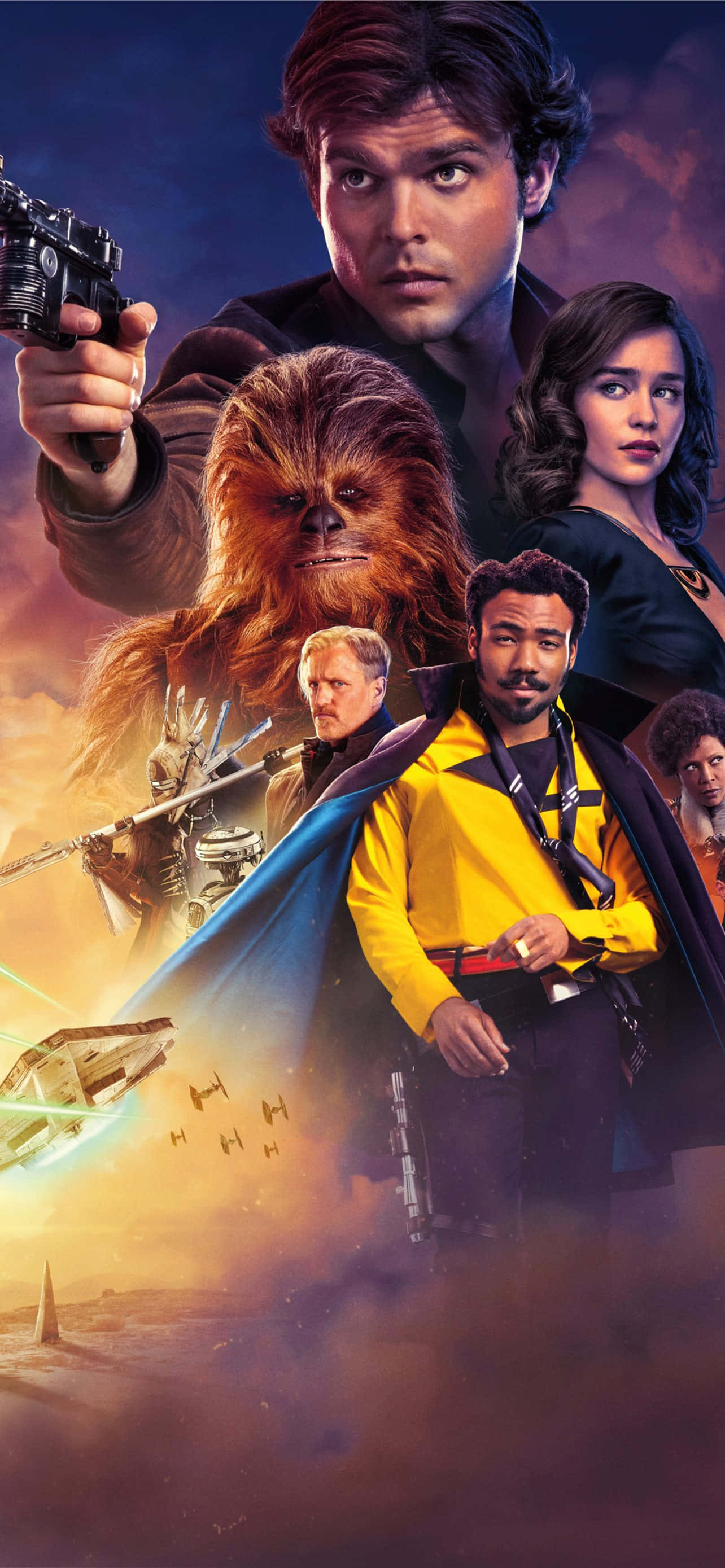 Han Solo and his team in action Picha ya Ukuta