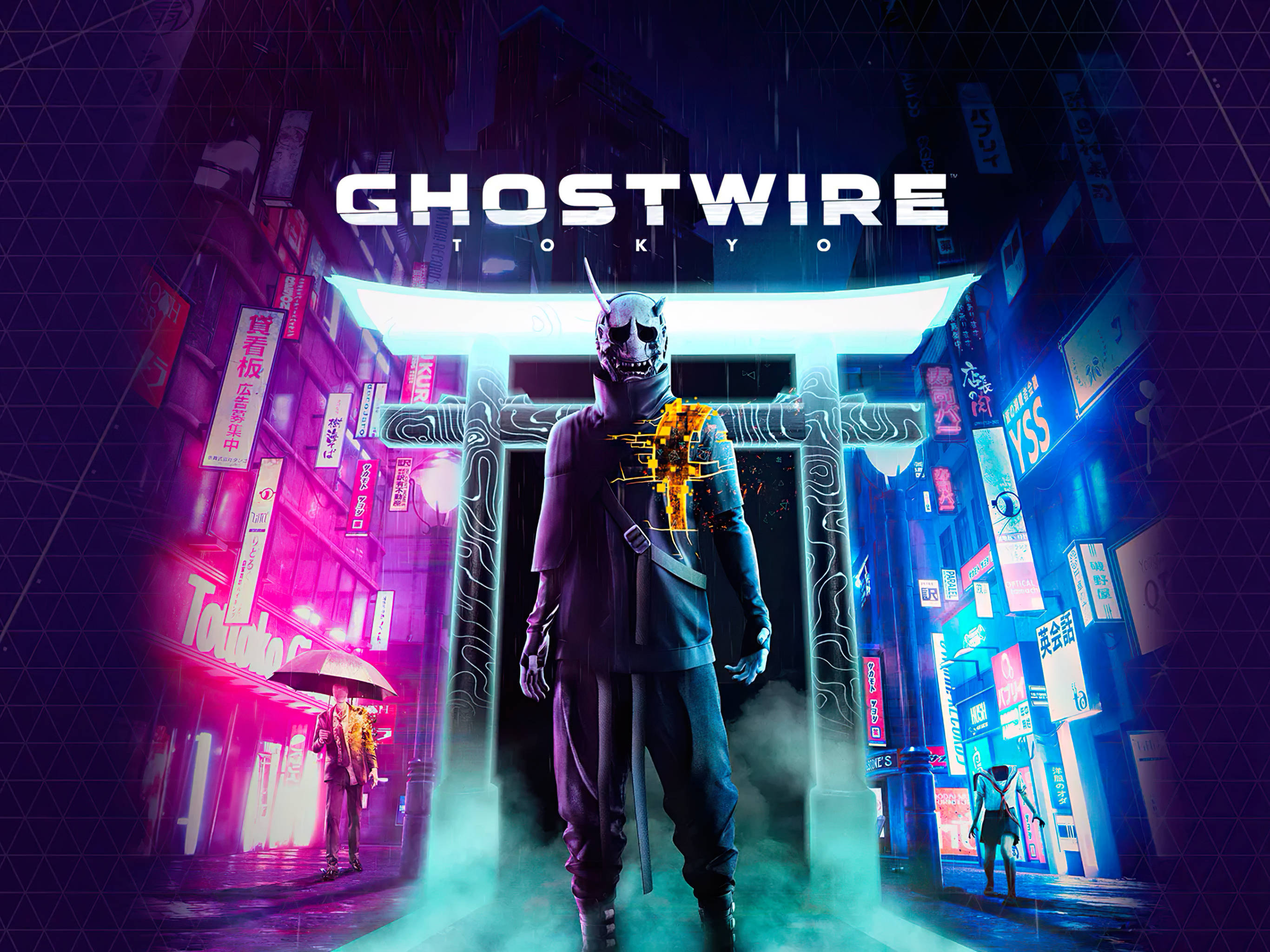 Hannya wa Ghostwire Tokyo Picha ya Ukuta