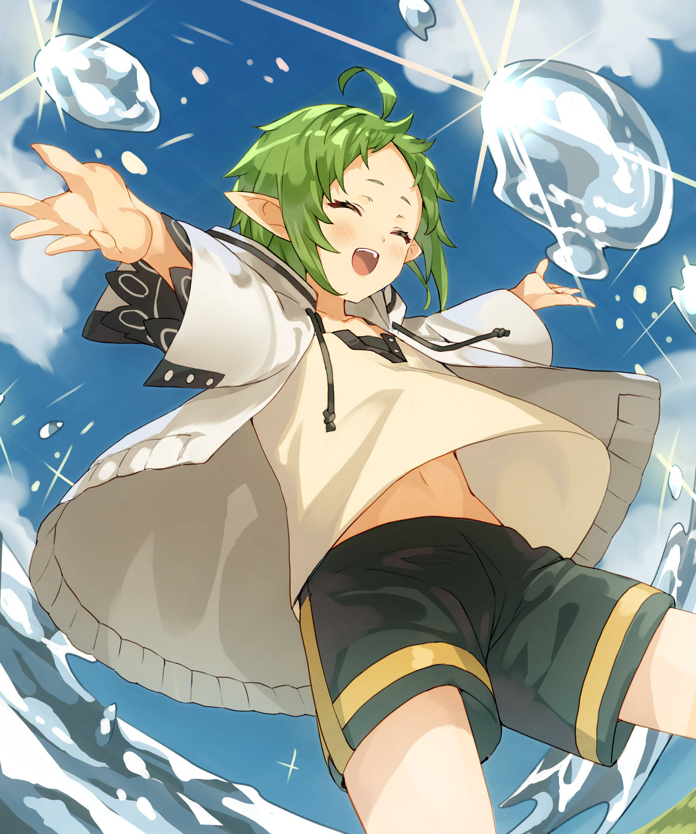Happy Sylphiette Mushoku Tensei Picha ya Ukuta