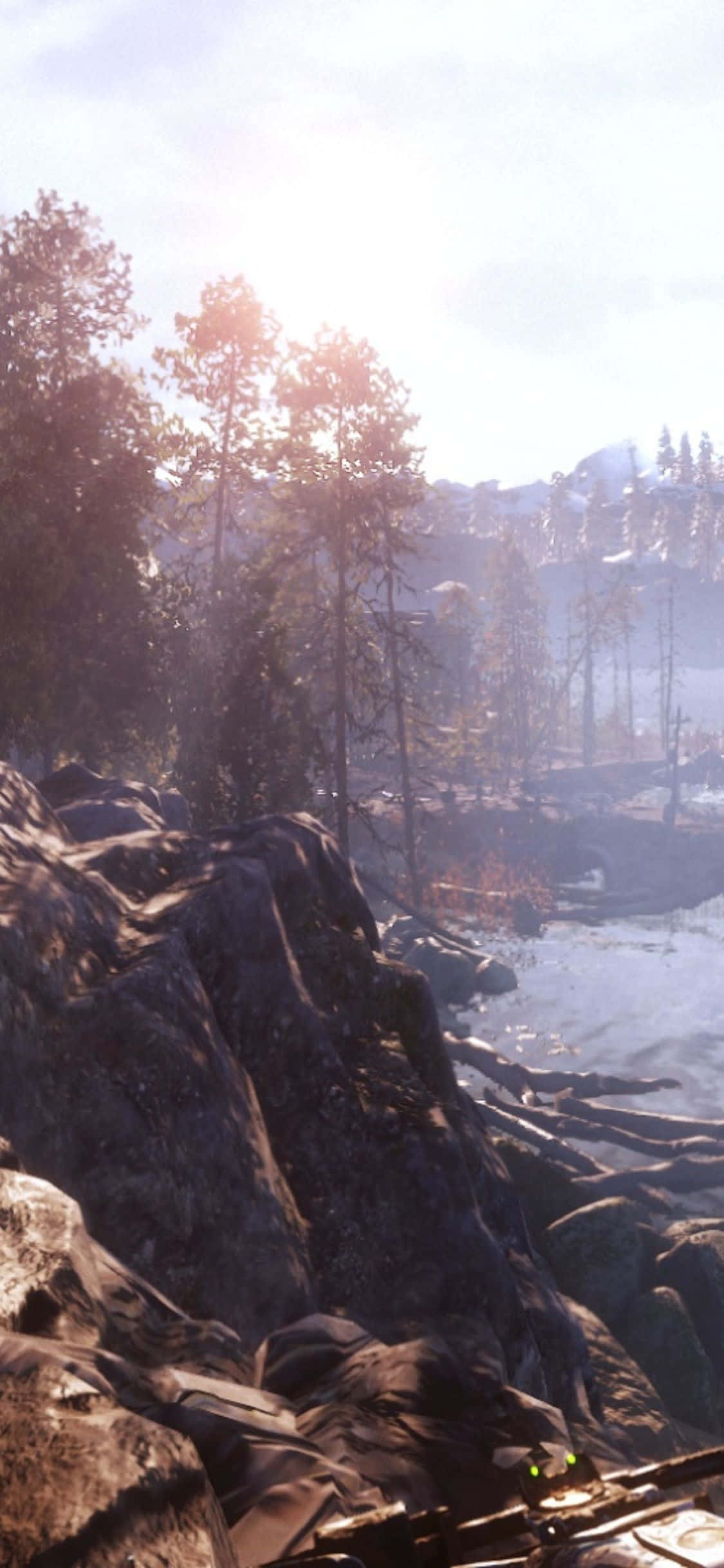 Harness the power of Metro Exodus on your iPhone X Picha ya Ukuta