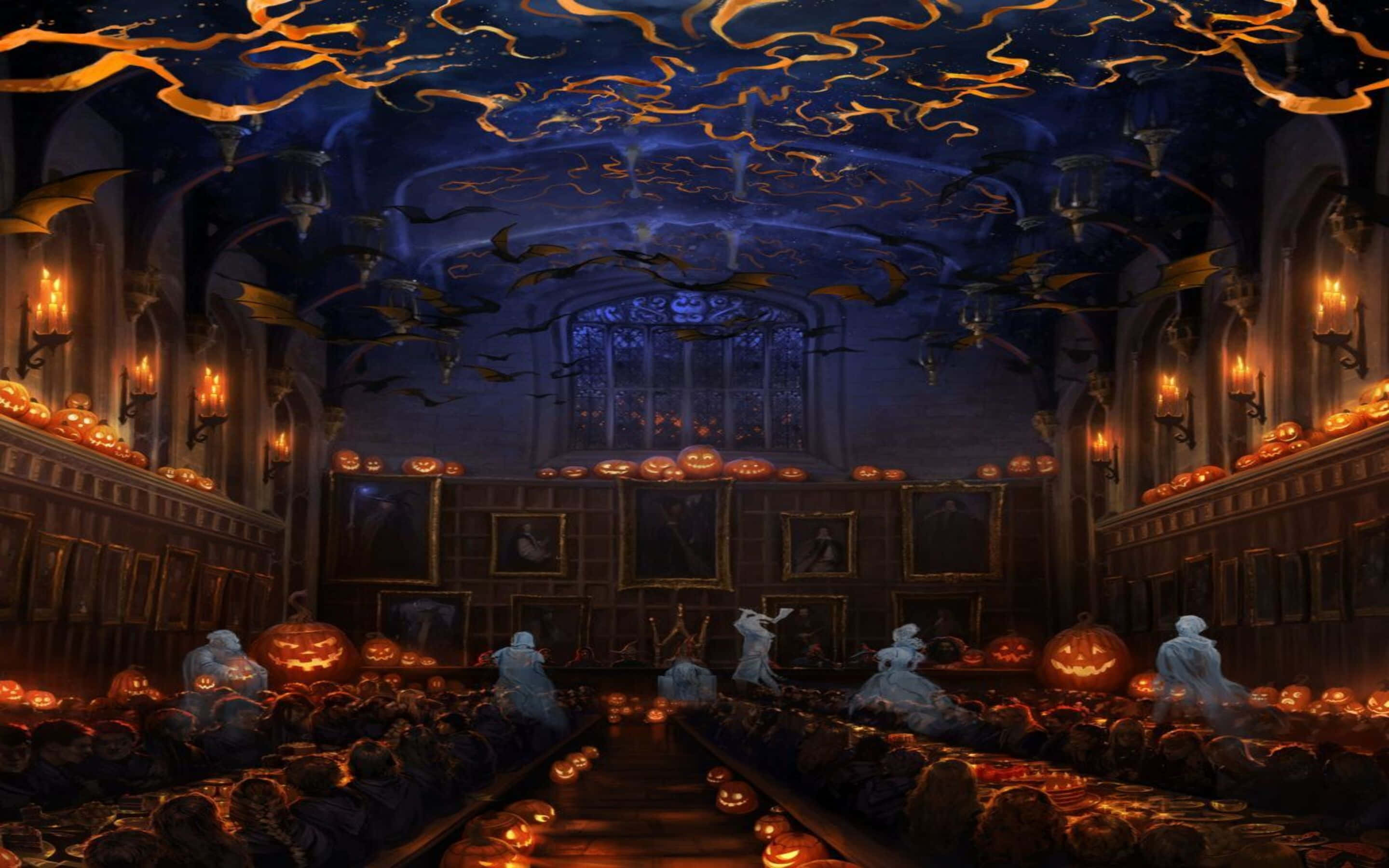 Harry Potter Halloween Na Mwitu Picha ya Ukuta