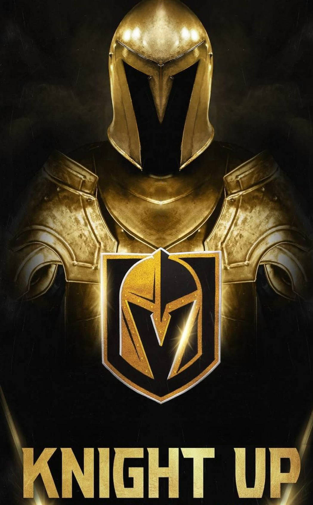 Hatua ya Mwendo ya Vegas Golden Knights na Alama yao ya Mabadiliko. Picha ya Ukuta